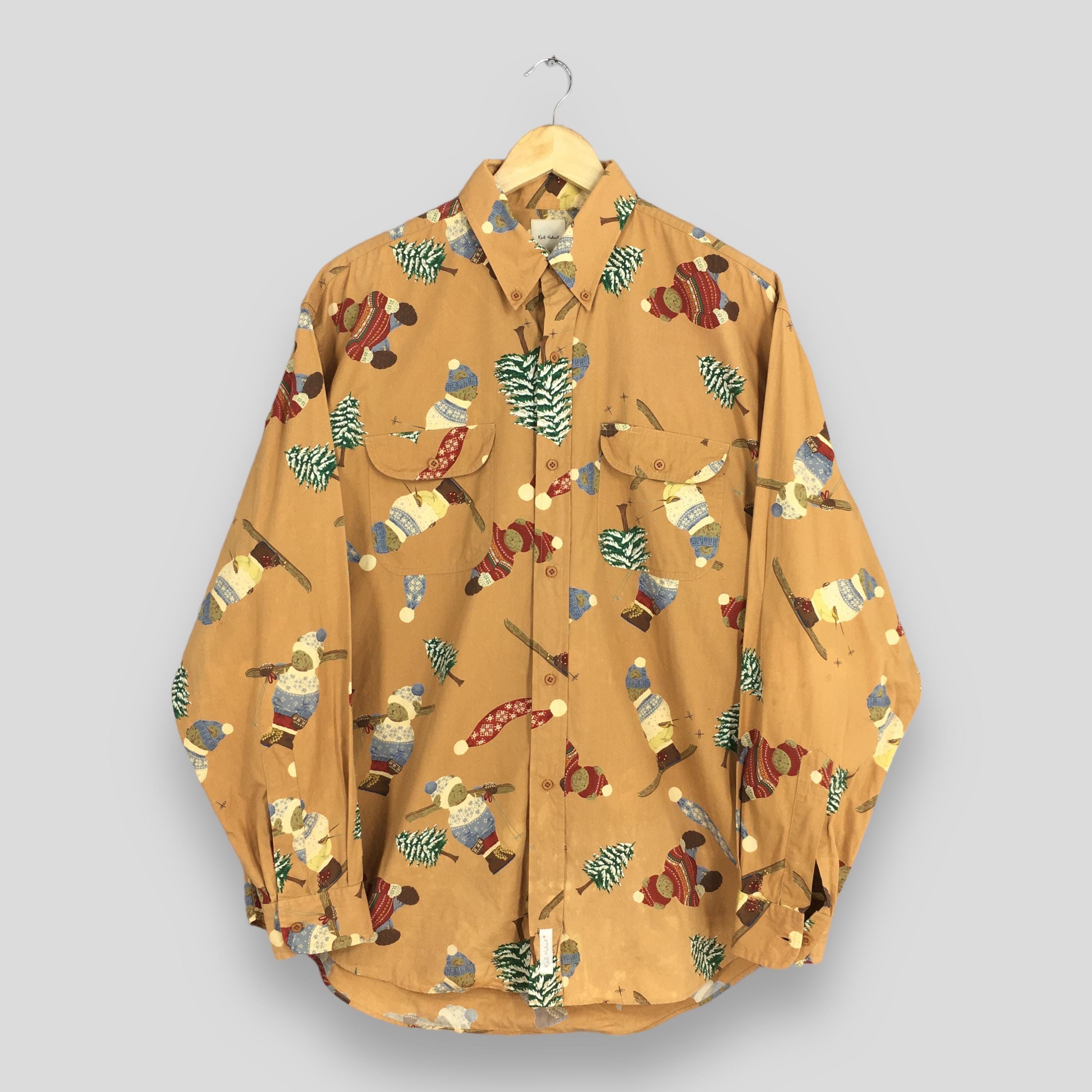 Karl Helmut × Matsuda Vintage 90's Karl Helmut Japan Brown Shirt XLarge Size US XL / EU 56 / 4 - 1 Thumbnail