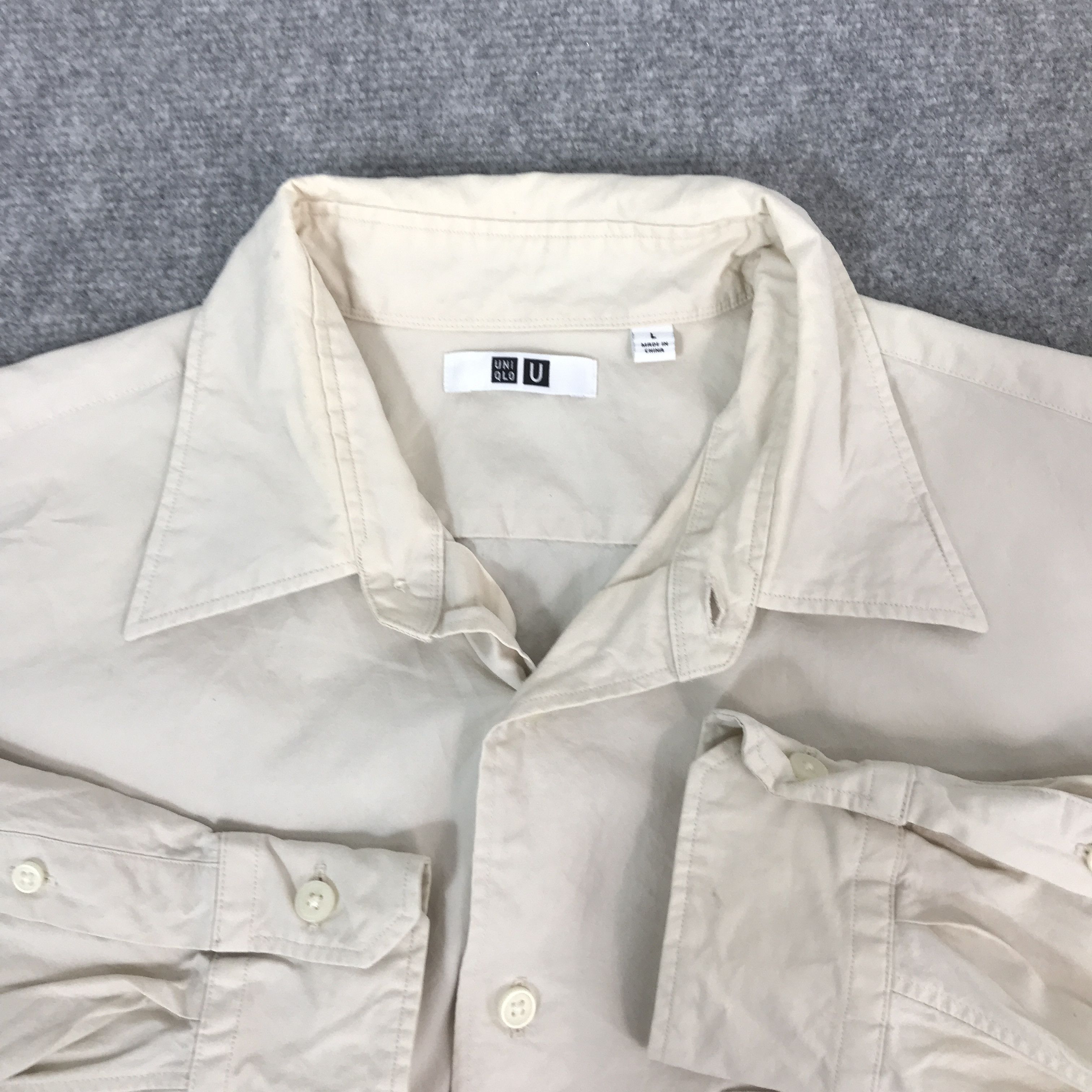 Lemaire × Uniqlo LEMAIRE X UNIQLO BUTTON UP T-SHIRT Size US L / EU 52-54 / 3 - 8 Thumbnail