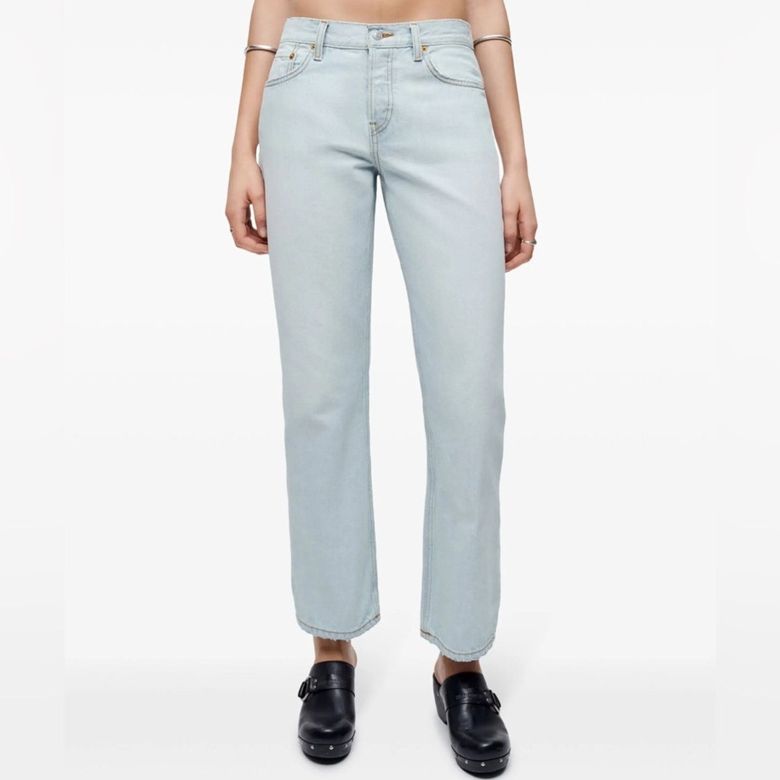 RE/DONE NEW - Re/done Easy Straight Crop - Size 24 - $295 Size 24" / US 00 / IT 34 - 1 Thumbnail