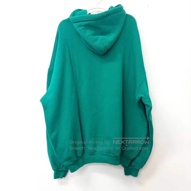Balenciaga Balenciaga Lake Green Letter Logo Hoodie Size US L / EU 52-54 / 3 - 2 Thumbnail