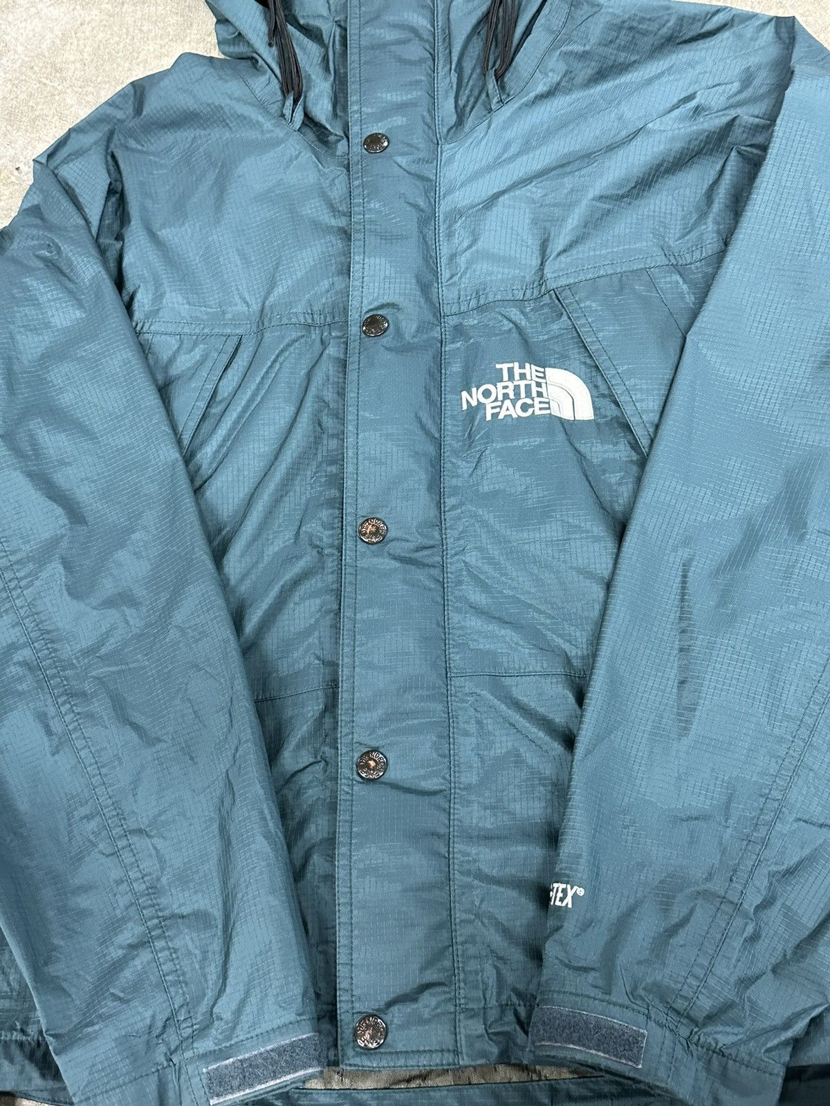 Vintage 90s The North Face Teal Gore-Tex Jacket