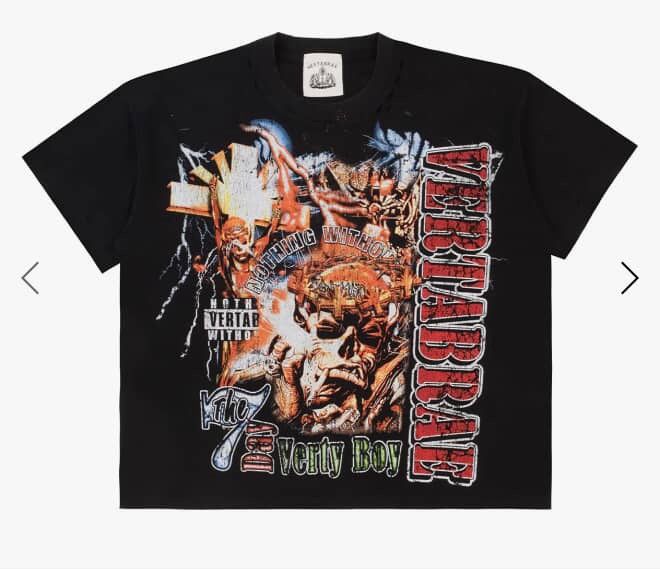 7 day vert boy tee vertabrae