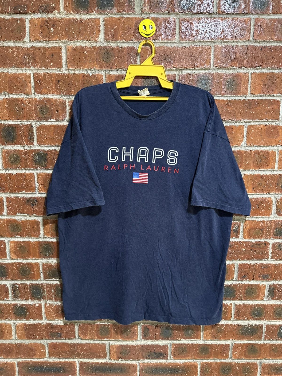 Chaps Ralph Lauren Vintage Chaps Ralph Lauren Faded Tee Size US XL / EU 56 / 4 - 1 Thumbnail