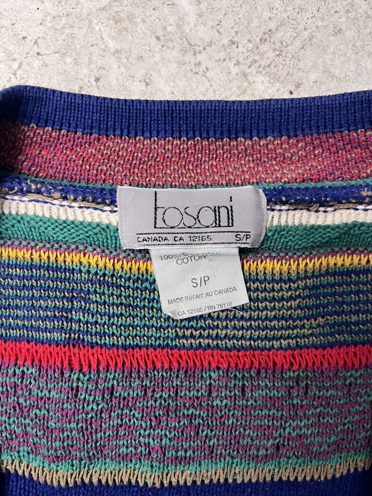 Vintage Vintage coogi style tosani knit sweater Size US S / EU 44-46 / 1 - 3 Thumbnail