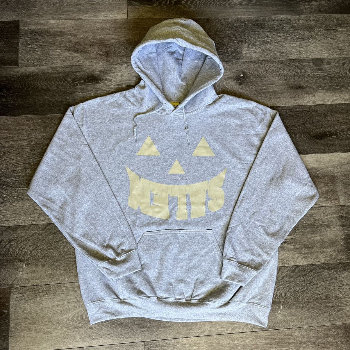 Salem Halloween 3M Jack O Lantern Logo Hoodie New Grey