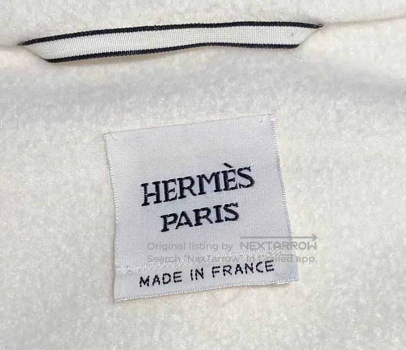 Hermes Hermes White cashmere coat with hood, short style Size XS / US 0-2 / IT 36-38 - 5 Thumbnail