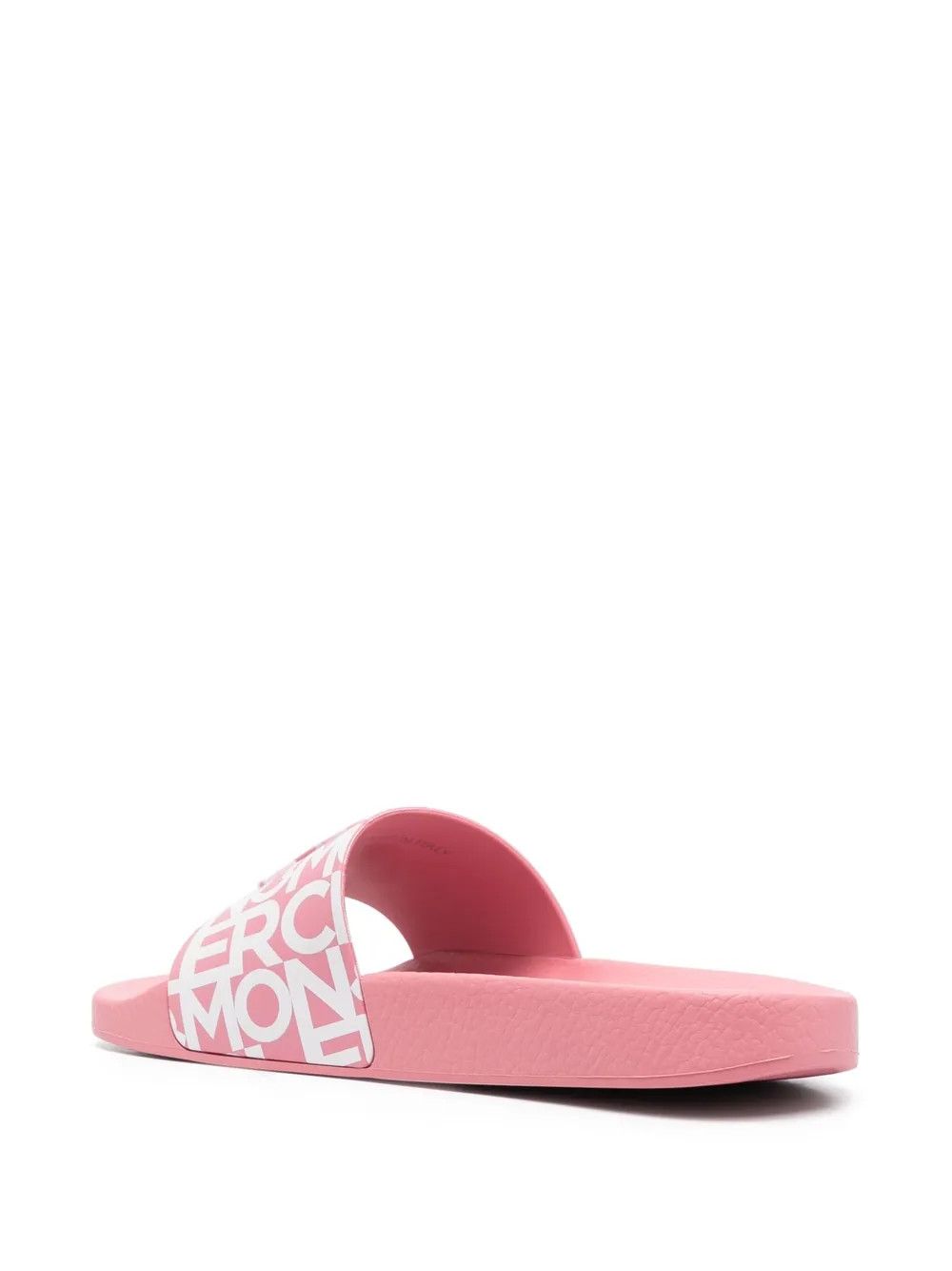 Moncler o1y1125 Slippers in Pink/White Size US 7 / IT 37 - 3 Thumbnail