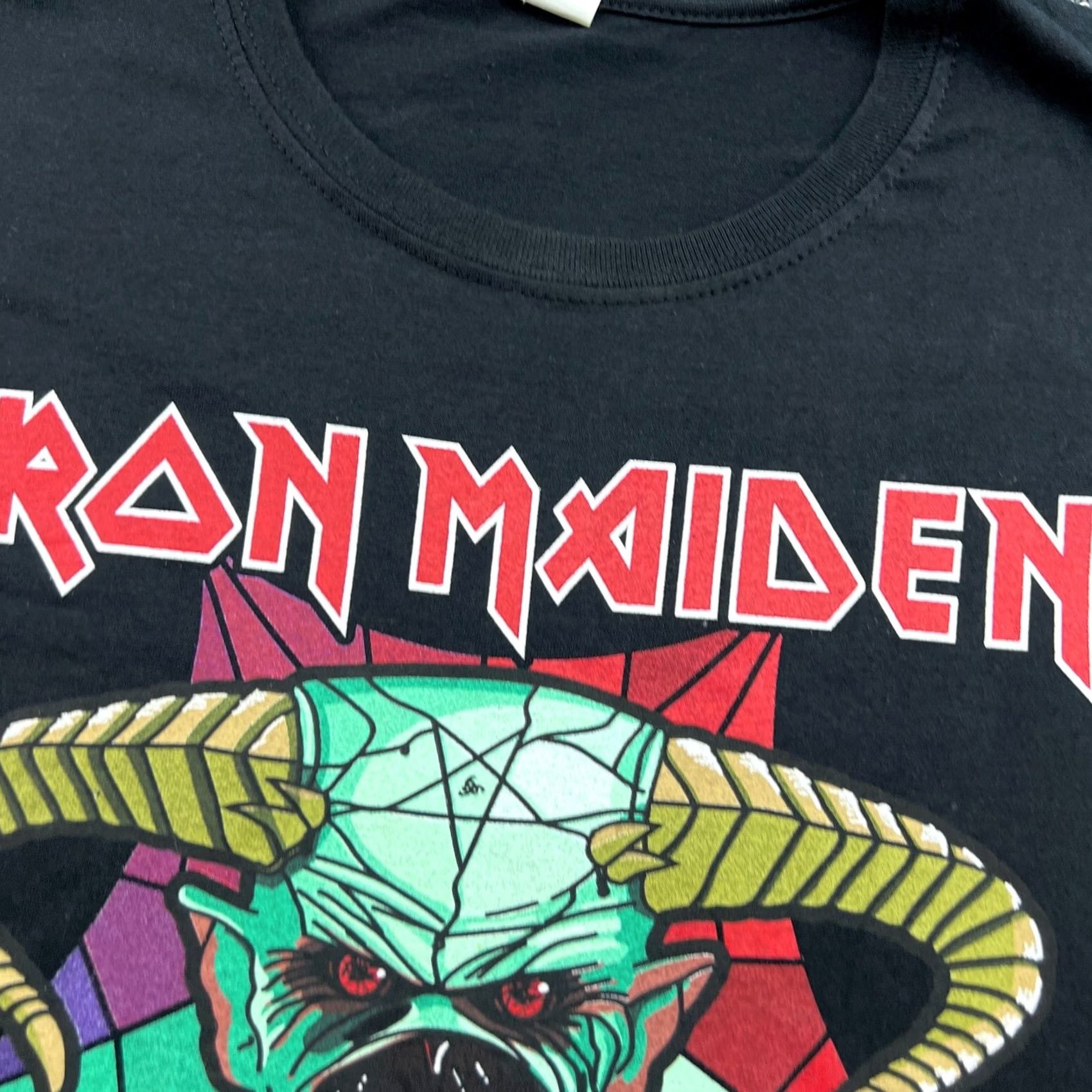 Gildan IRON MAIDEN Legacy of The Beast 2018 Tour Shirt WOMENS XL Tee Band Gildan Shirt Womens XL Black Cotton Short Sleeve Round Neck Moisture Wicking Size XL / US 12-14 / IT 48-50 - 4 Thumbnail