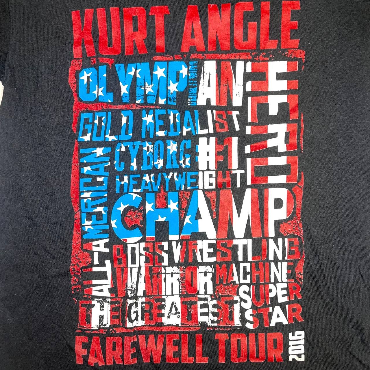 Vintage Kurt Angle Farewell Tour Impact Wrestling T Shirt size s Size US S / EU 44-46 / 1 - 6 Thumbnail