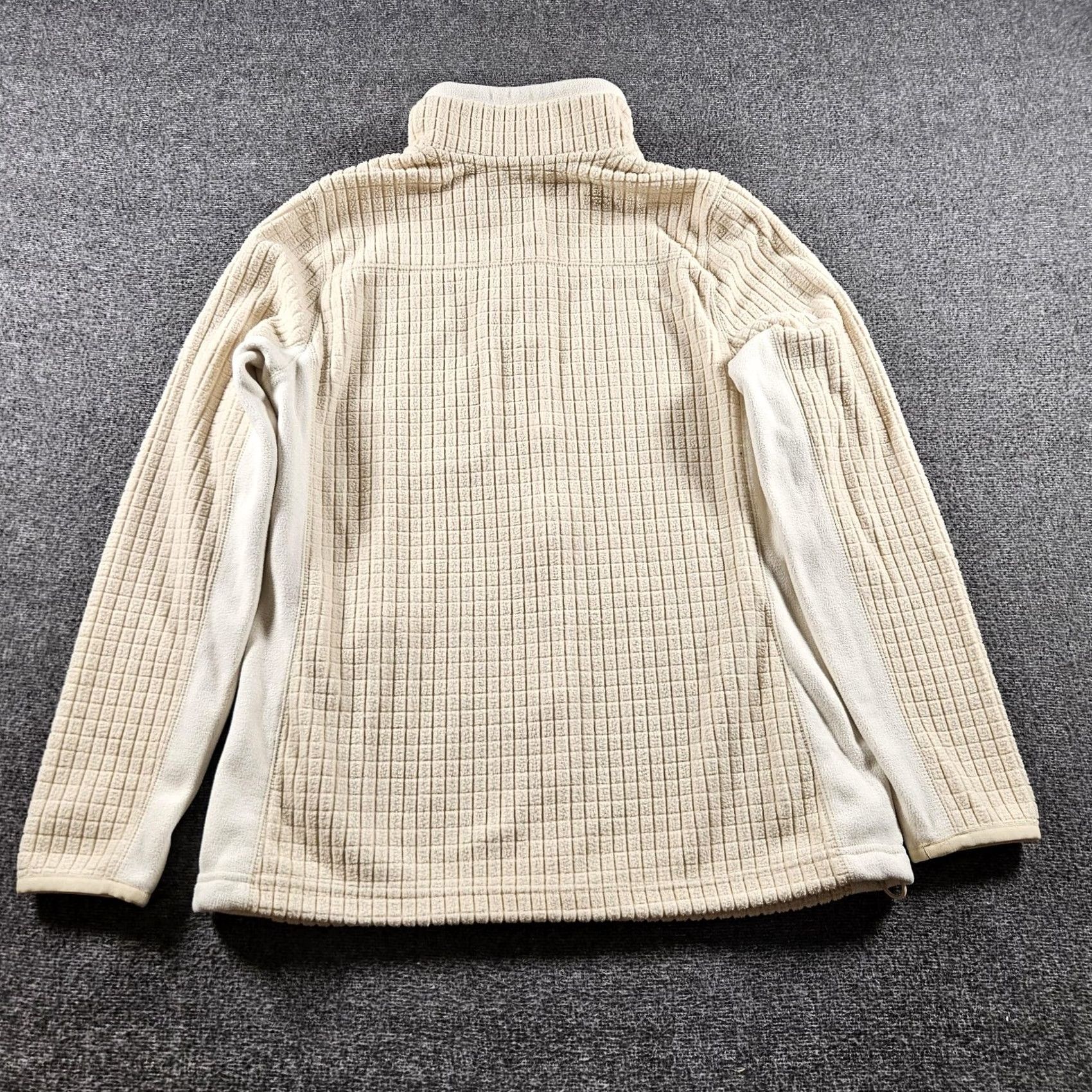 Vintage LL Bean Fleece Jacket Womens M Beige Full Zip Pockets Outdoor Merch Casual Travel Size M / US 6-8 / IT 42-44 - 7 Thumbnail