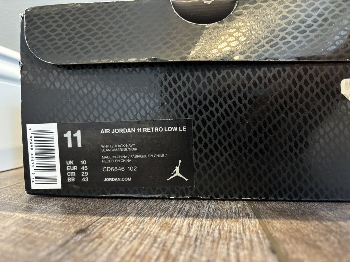 Jordan Brand Jordan 11 Retro Low ‘Navy Snakeskin’ 2019 Size US 11 / EU 44 - 1 Thumbnail