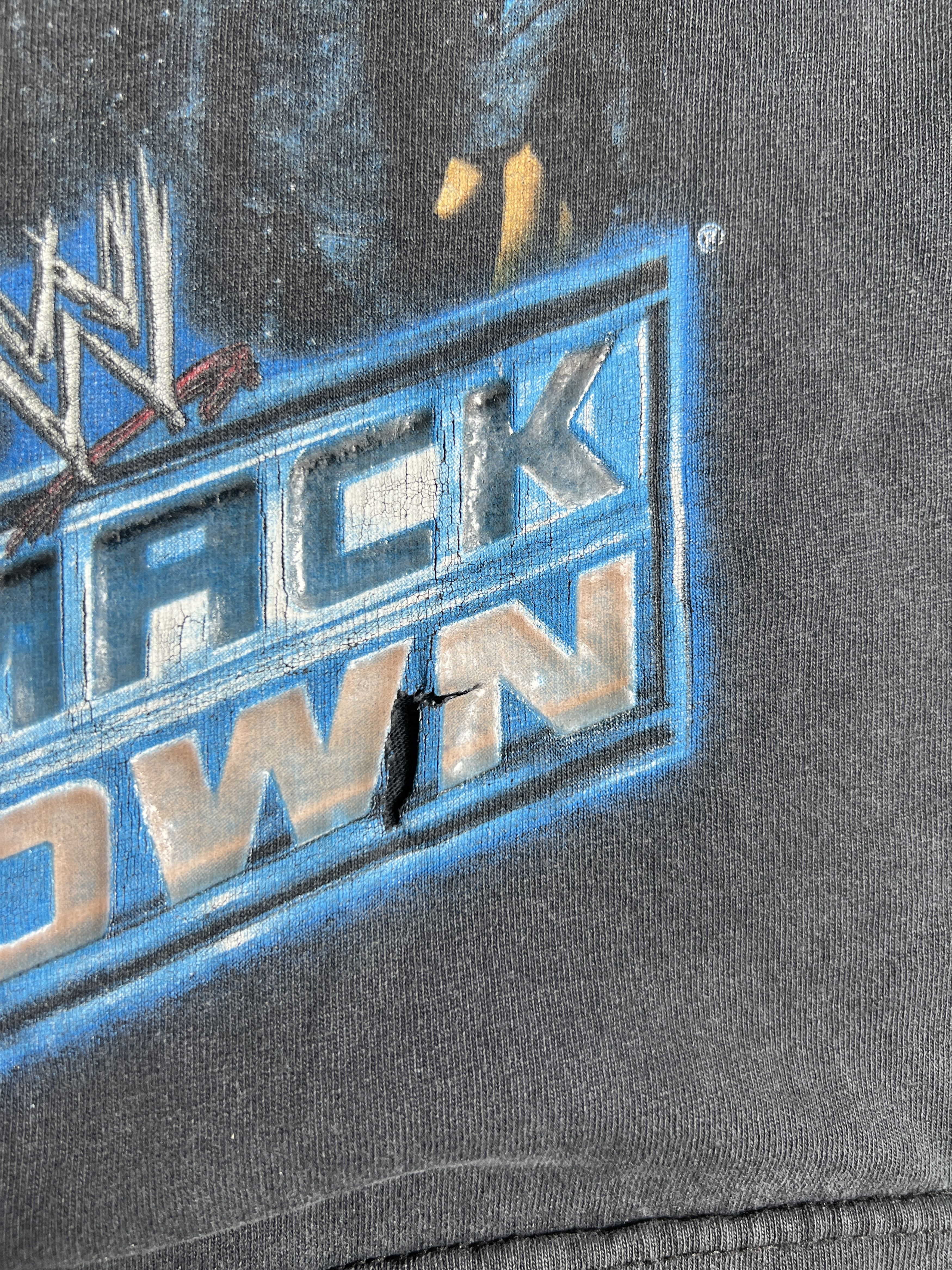 Vintage × WWE Vintage WWE SmackDown Wrestling Graphic Tee GTME584 Size US XXS / EU 40 - 5 Thumbnail