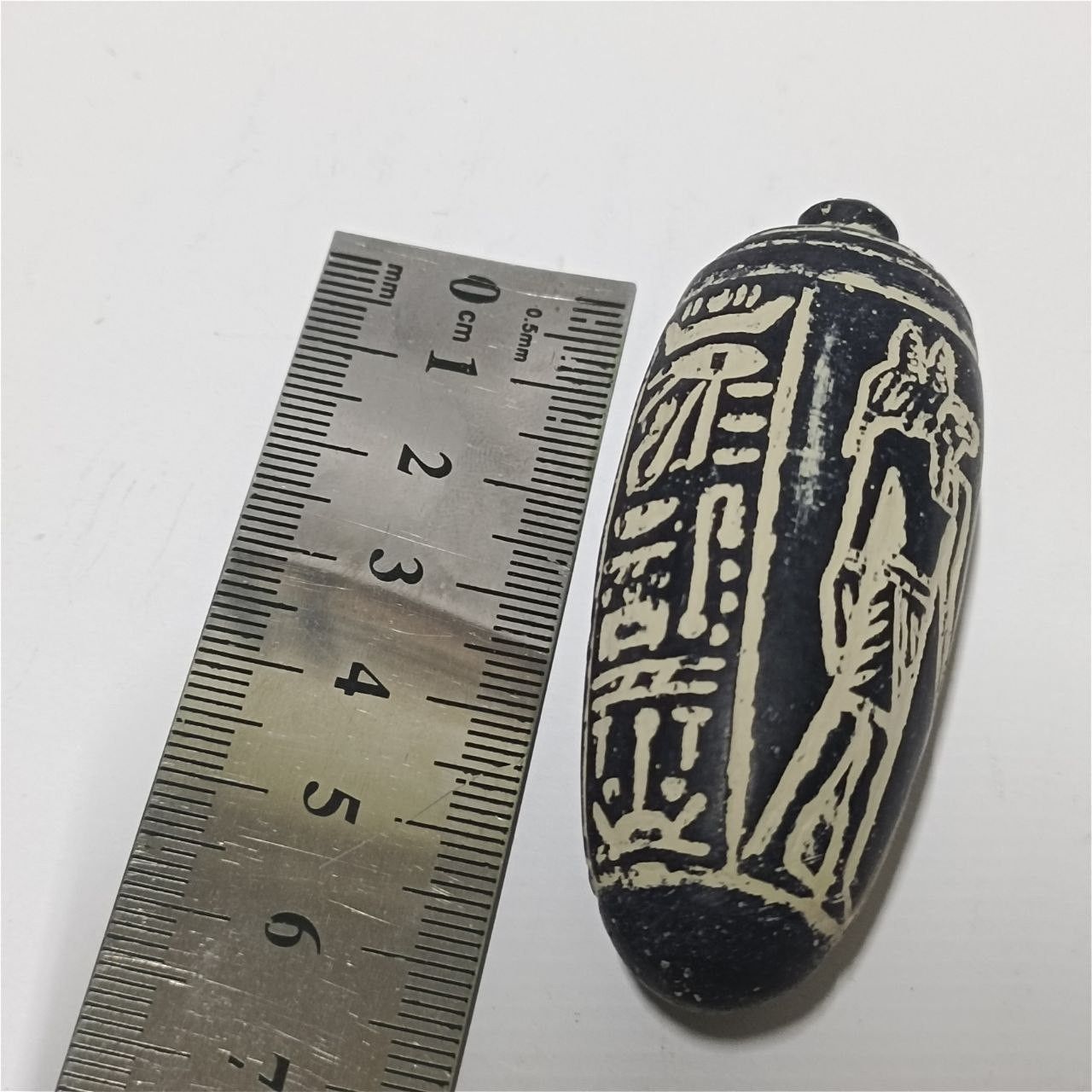 Other Hand-carved Egyptian stone artifact with pharaonic art Size ONE SIZE - 6 Thumbnail