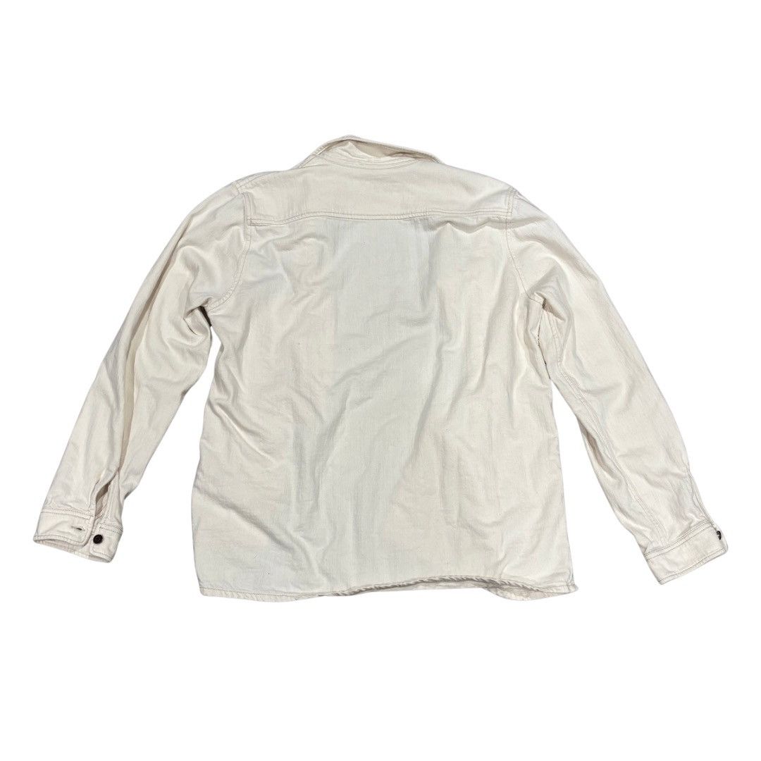 Kenzo Kenzo Paris Embroidered Button-Up Shirt — Cream/Ivory Size US L / EU 52-54 / 3 - 2 Thumbnail