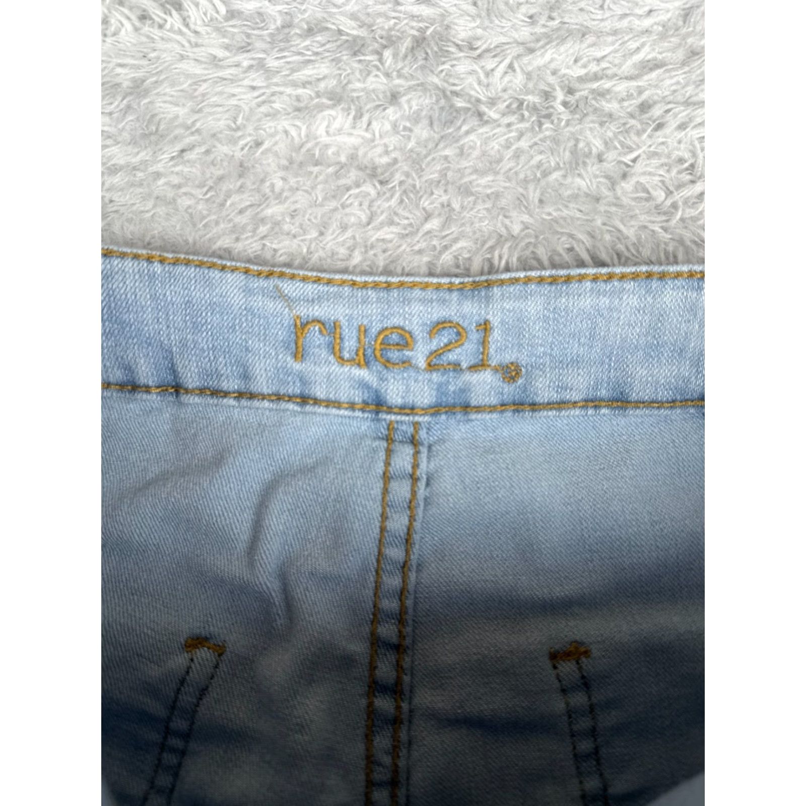 Vintage Wild Fable Jeans Juniors Blue Denim High Rise Flare 27x33 Regular 5-Pocket Cotton Blend 90s Womens Jeans Size 25" / US 0 / IT 36 - 6 Thumbnail
