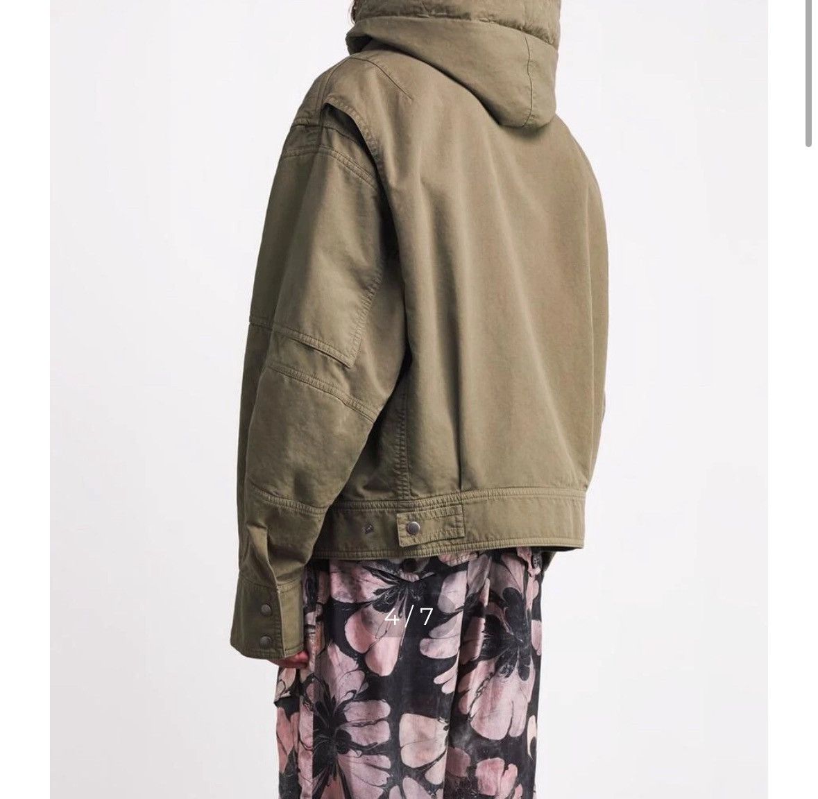 Dries Van Noten NWT SS25 Varsen Jacket in Dust size XL Size US XL / EU 56 / 4 - 21 Thumbnail