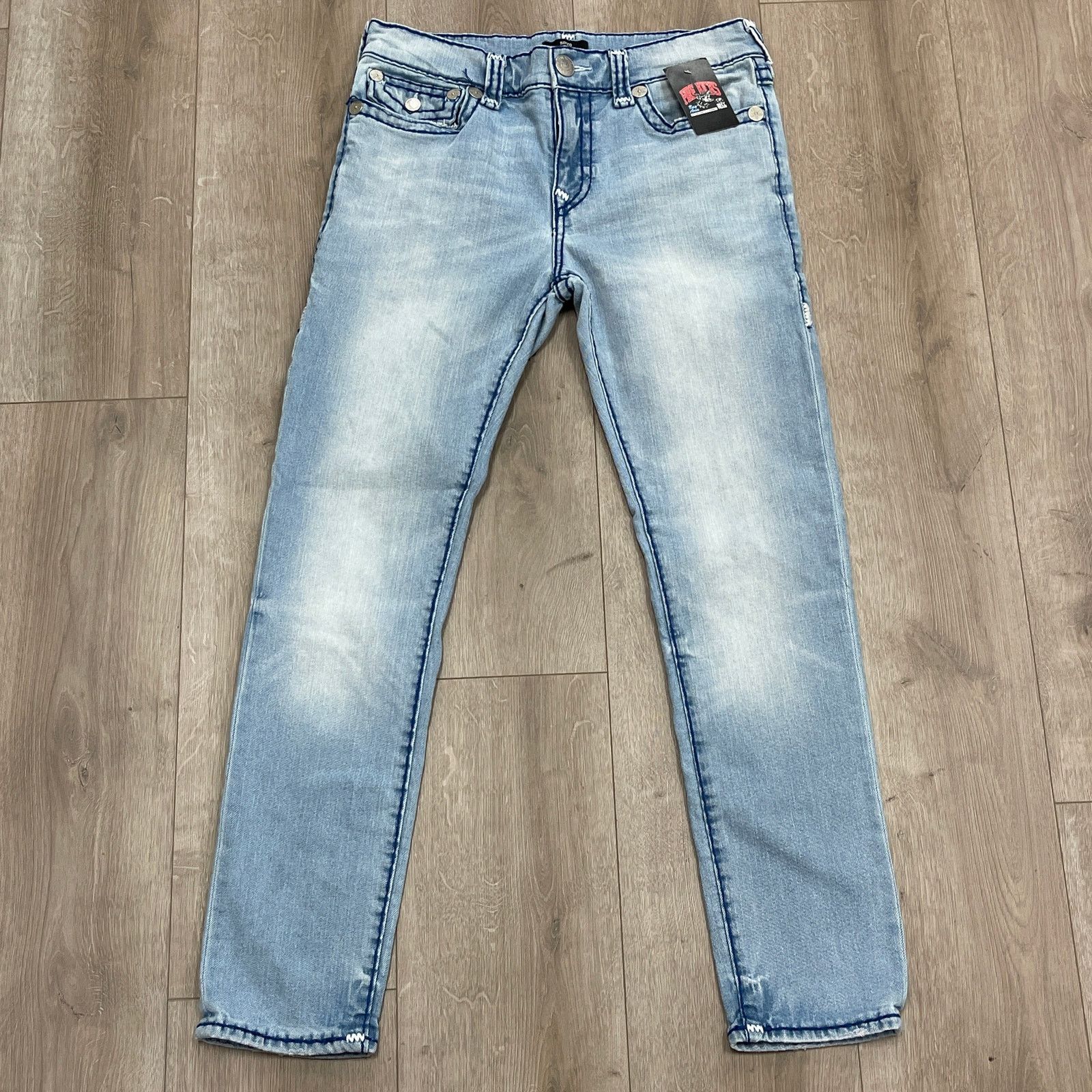True Religion True Religion Rocco Relaxed Skinny Jeans Pants Size 33 B6 Size US 33 - 4 Thumbnail