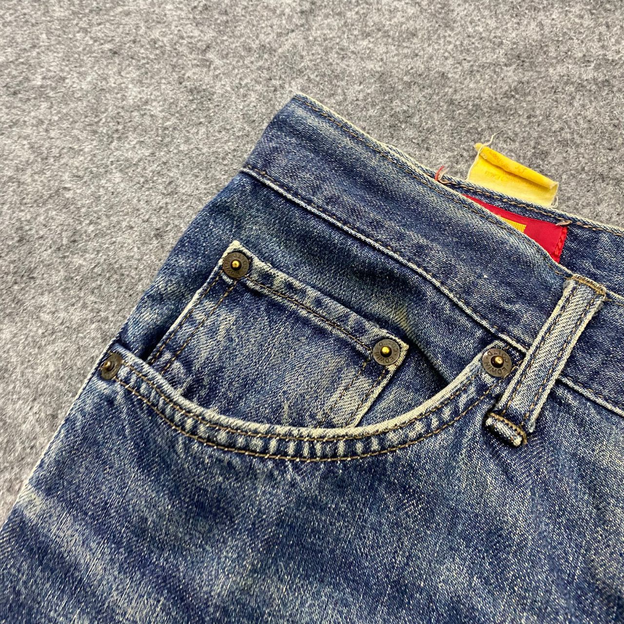 If Six Was Nine 💥Best Offer💥Vintage 90s Edwin Distressed Denim Size US 33 - 9 Thumbnail