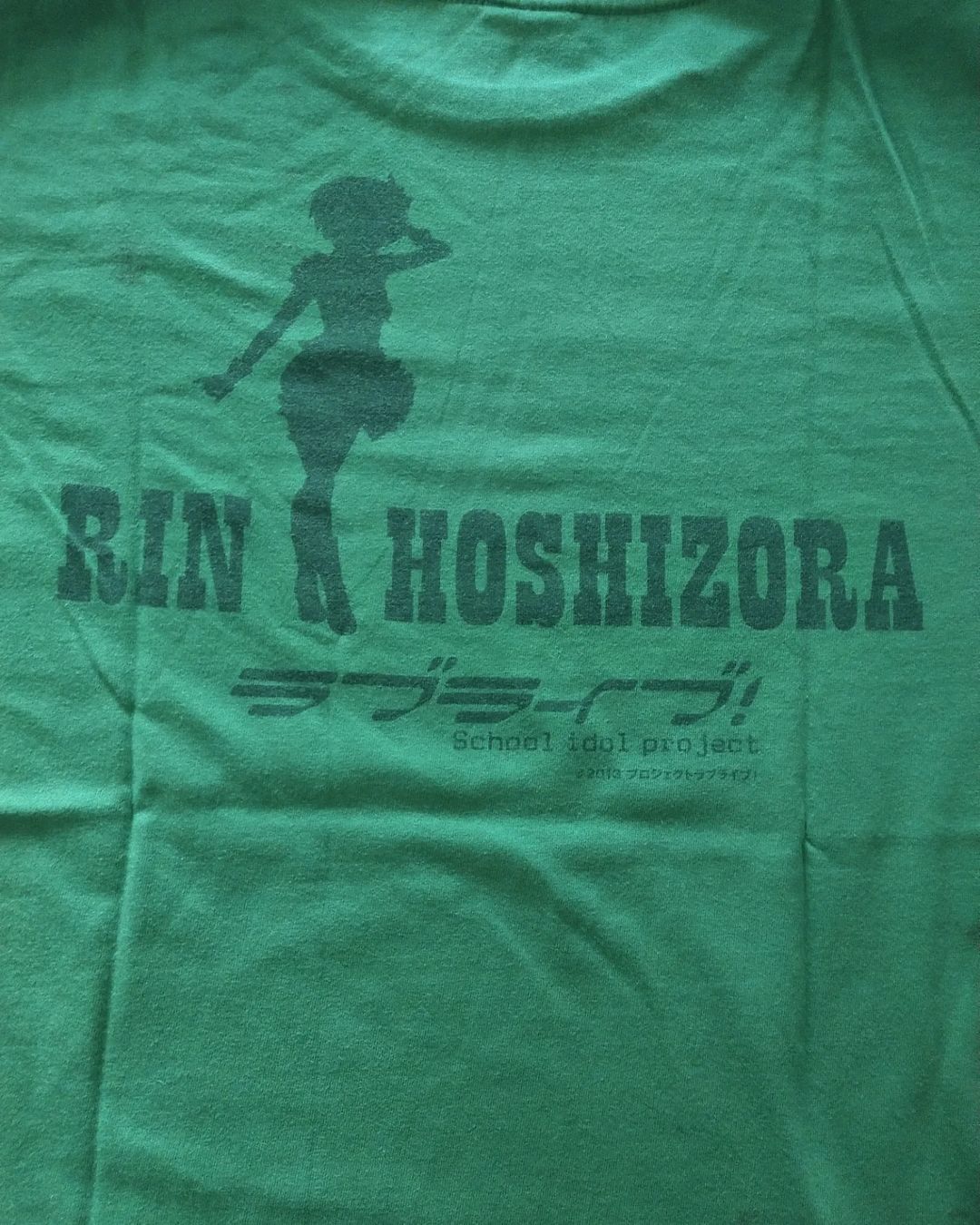 Anime × Japanese Brand Love Live! Rin Hoshizora Green Anime Idol Tees Size US L / EU 52-54 / 3 - 4 Thumbnail