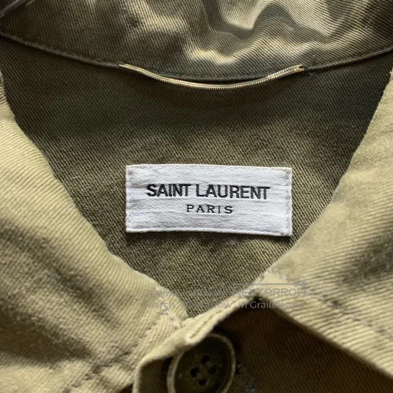 Saint Laurent Paris Saint Laurent Paris Best-selling Shark Embroidered Jacket Size XS / US 0-2 / IT 36-38 - 3 Thumbnail