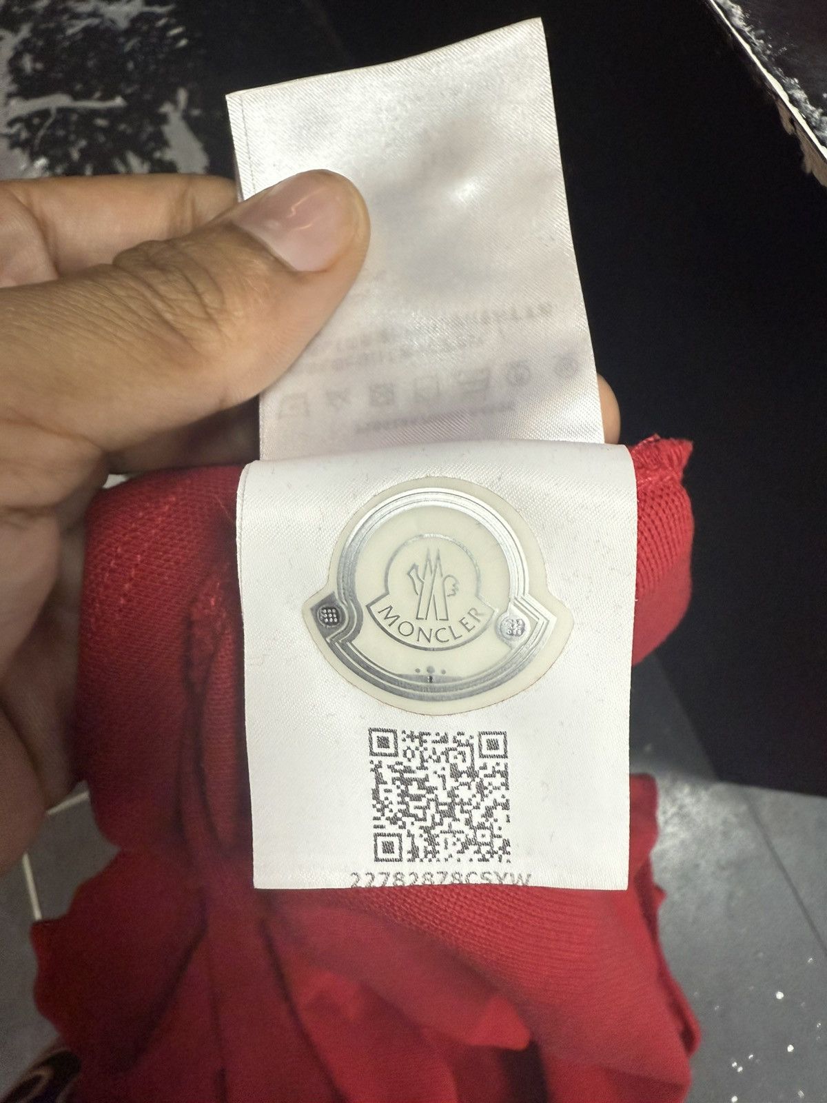 Moncler Moncler red polo shirt Size US S / EU 44-46 / 1 - 7 Thumbnail