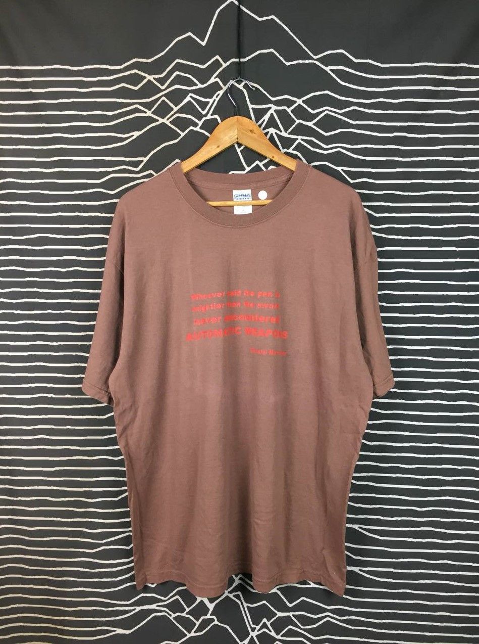 Vintage Vtg Y2K General MacArthur Military Statement Quote Tee Size US XL / EU 56 / 4 - 2 Thumbnail