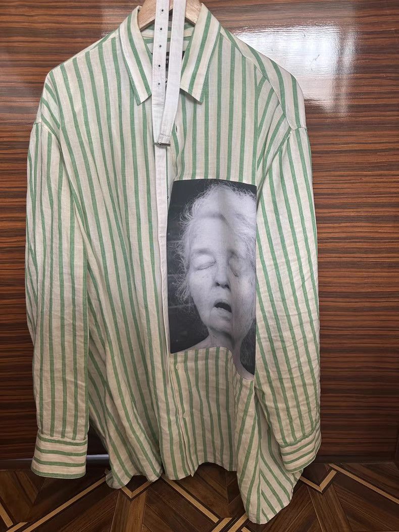 Raf Simons17ss Alice Neel Granny Shirt -DMC