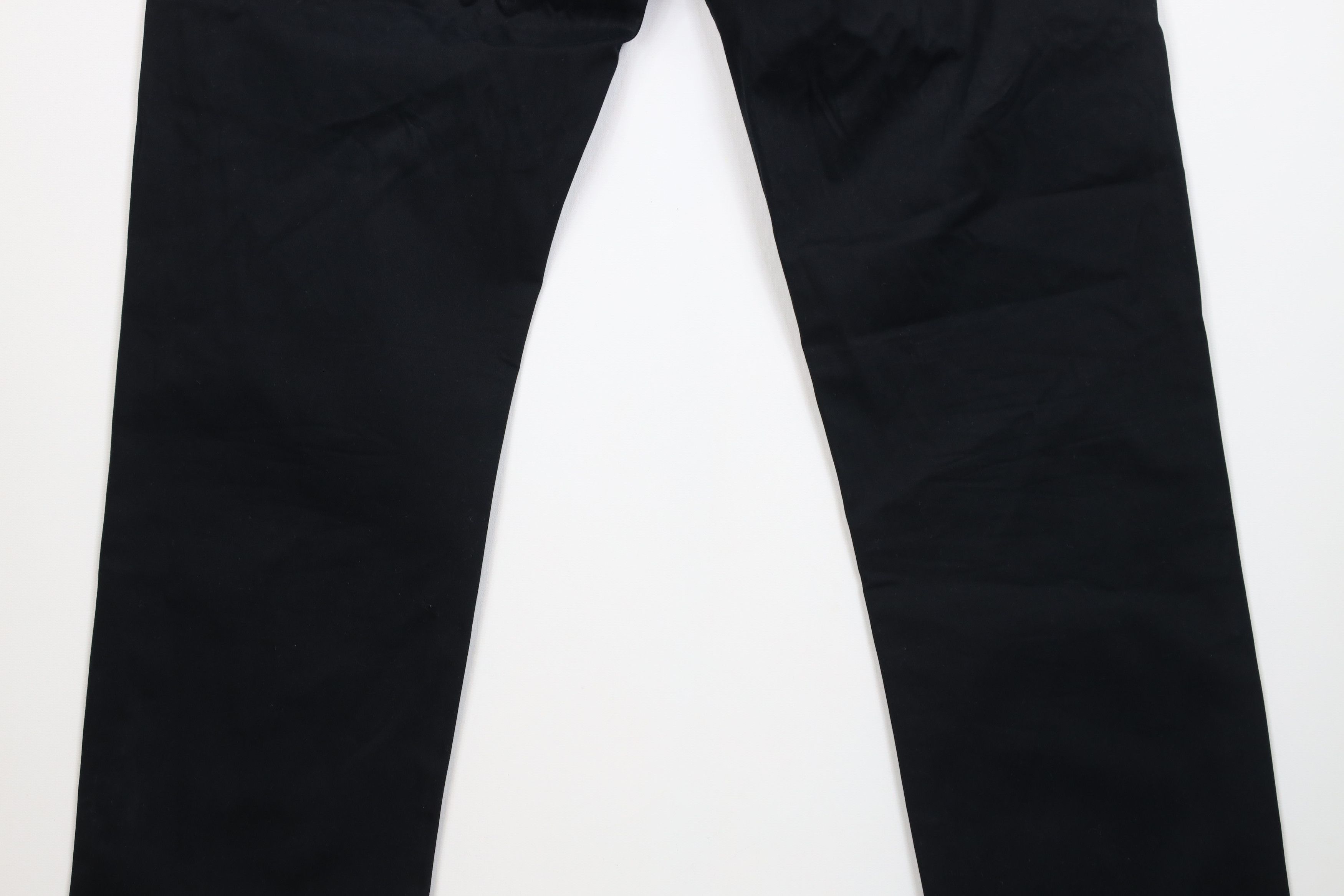 Moschino Moschino Flat Front Stretch Straight Leg Chino Pants Black Size US 32 / EU 48 - 11 Thumbnail
