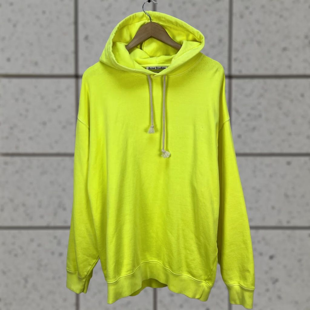Acne Studios ACNE STUDIOS Hoodie Neon Green Size M Vintage Fest 2019 Men Pullover Long Sleeve Hoodie Neon Green Size US M / EU 48-50 / 2 - 1 Thumbnail