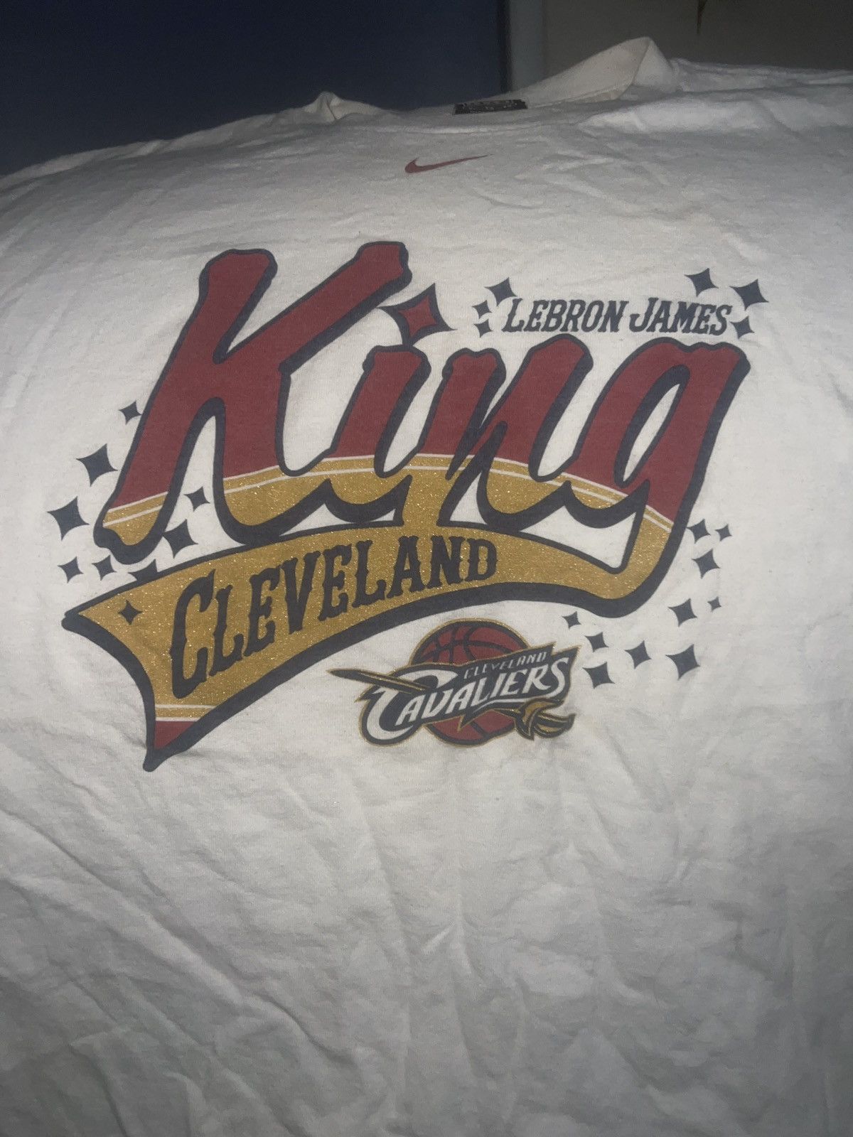 Nike Nike Team Cavaliers LeBron James King Cleveland Tee Size US XL / EU 56 / 4 - 4 Thumbnail