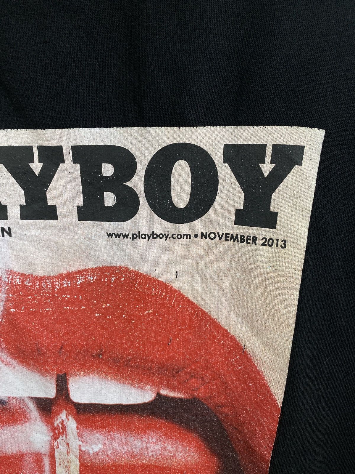 Playboy Y2K PLAYBOY Sexy Girl November 2013 Hoodie Rare Retro Hype Size US XXL / EU 58 / 5 - 5 Thumbnail