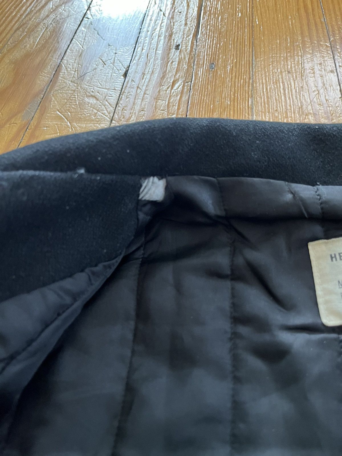 Helmut Lang Archive 1997 Helmut Lang Wool Coat Jacket Black GRAIL Size US L / EU 52-54 / 3 - 9 Thumbnail