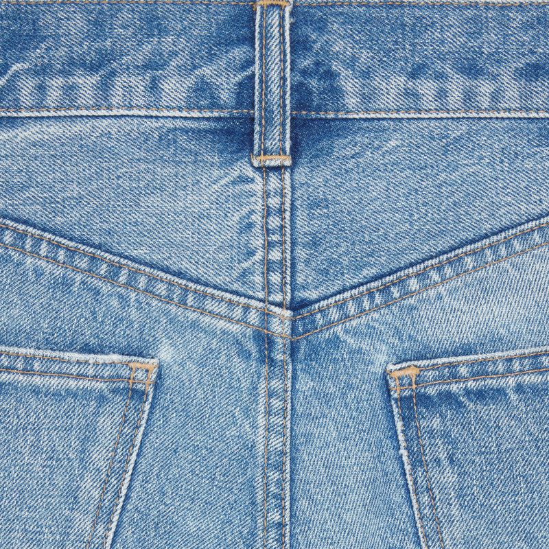 Celine o1w1db10526 2N8370 Wesley Denim Short in Blue Size US 27 - 4 Thumbnail