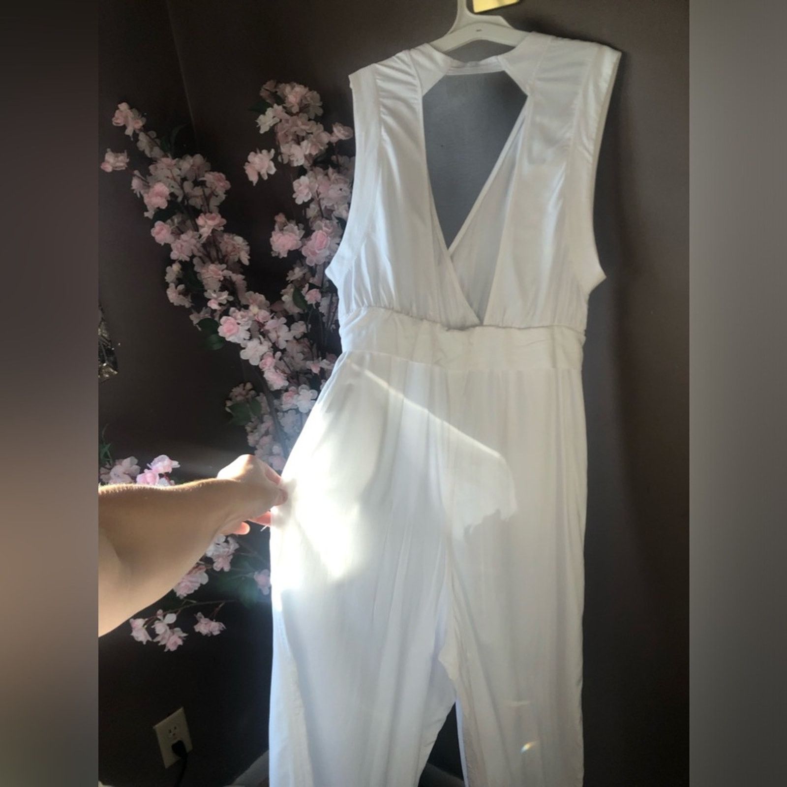 Free People White romper jumper one piece set Size 25" / US 0 / IT 36 - 1 Thumbnail