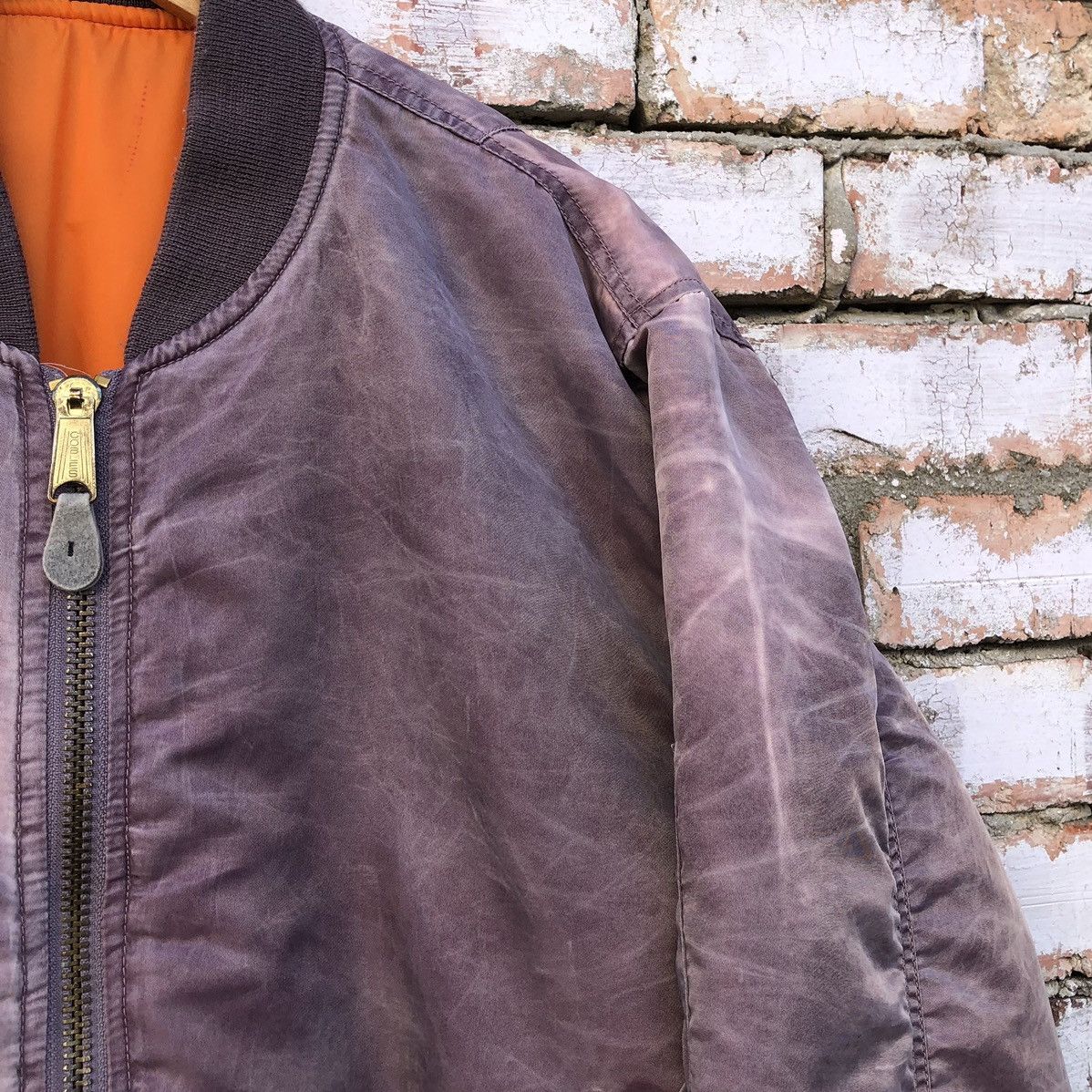 Vintage Vintage Sun Faded Flyer’s Ma-1 Bomber Jacket Size US M / EU 48-50 / 2 - 6 Thumbnail