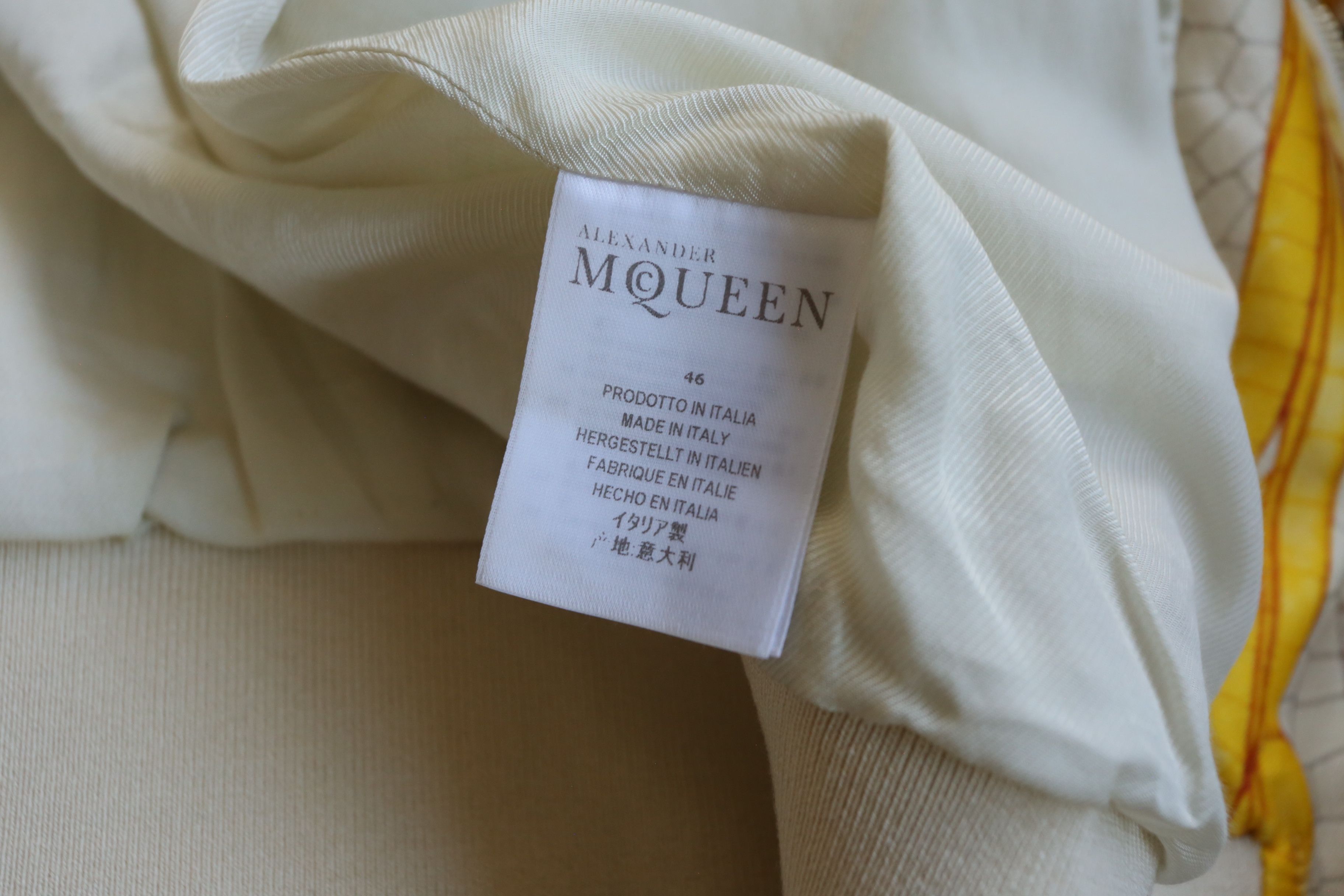 Alexander McQueen Alexander Mcqueen - S/S 13 - Dragonfly-Print Bomber Size US S / EU 44-46 / 1 - 10 Thumbnail