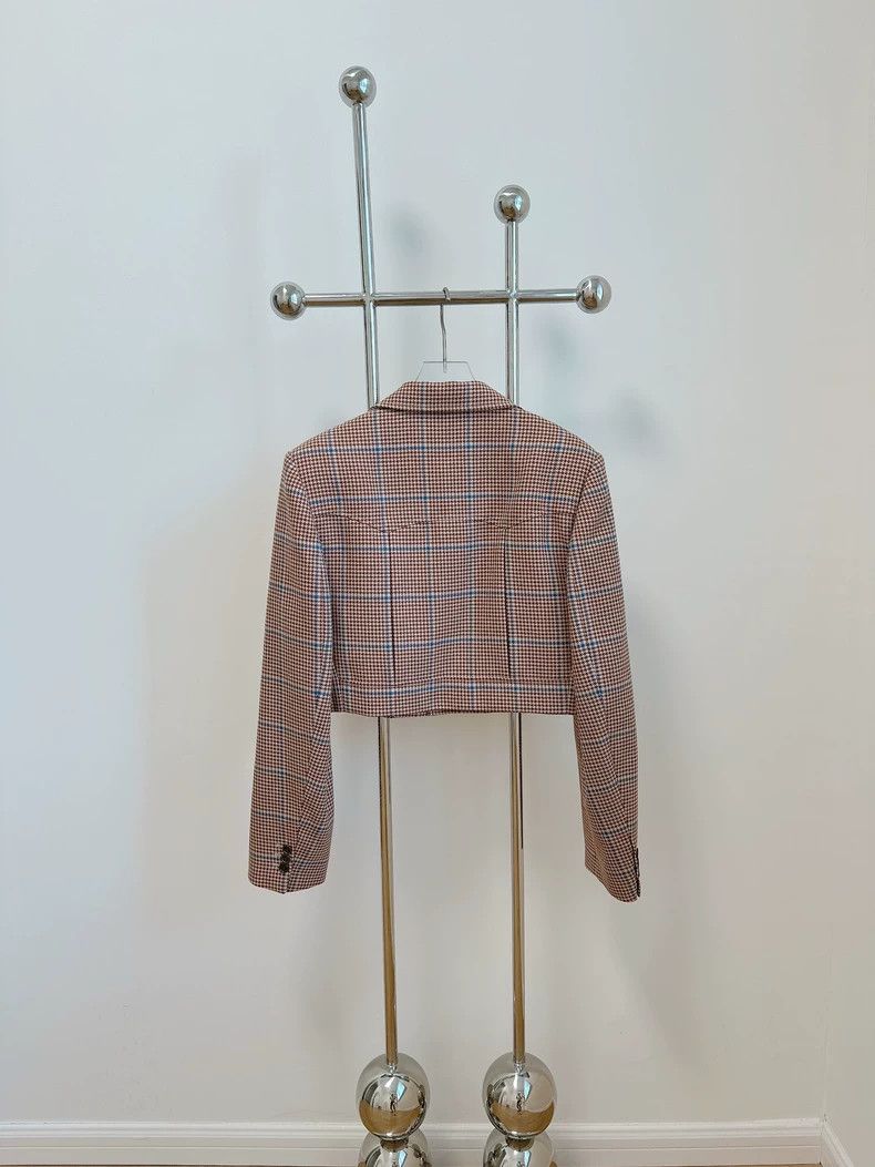 Gucci Gucci Thousand-bird checkered coat Size L / US 10 / IT 46 - 2 Thumbnail