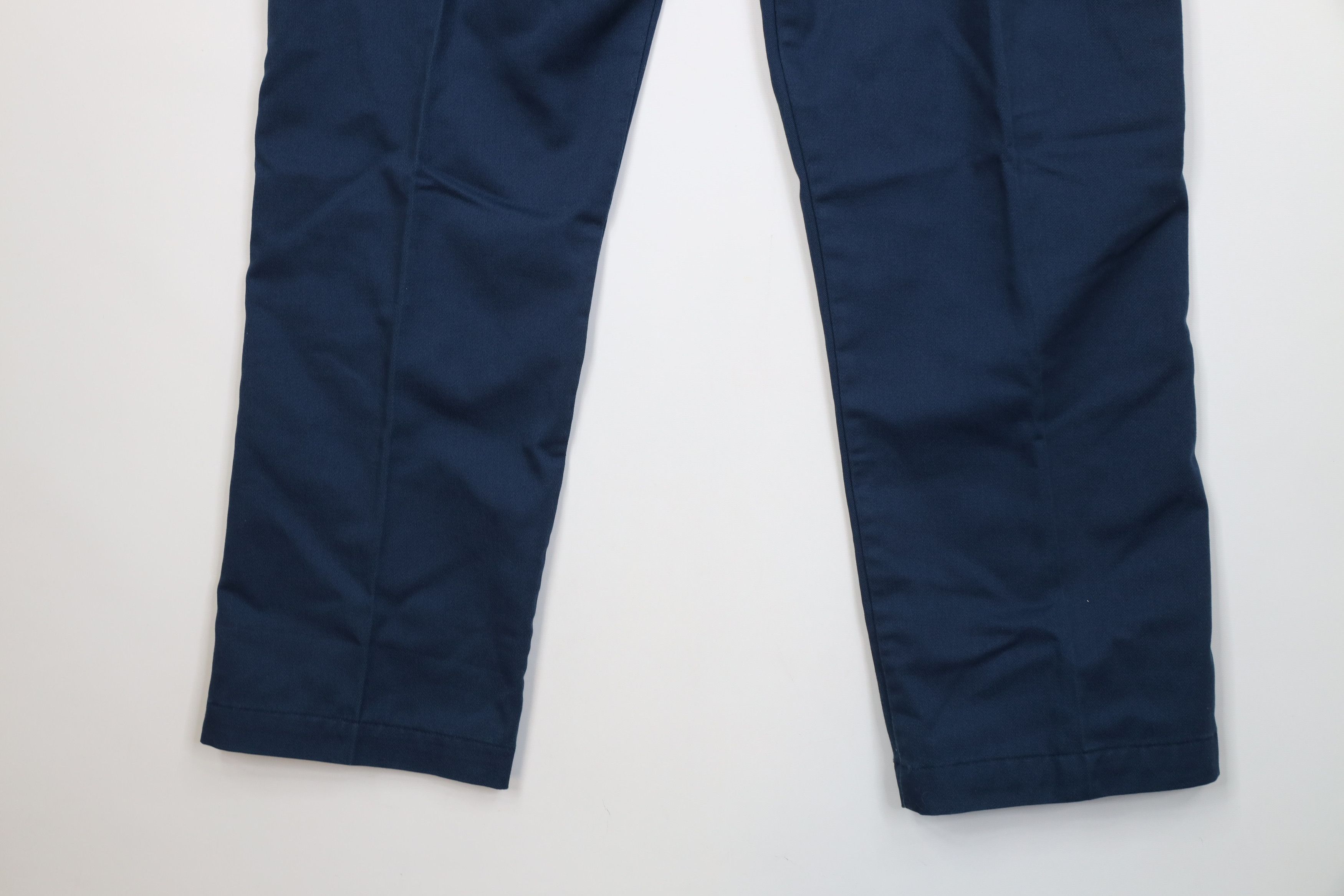 Dickies Vintage 70s Dickeis Chamois Lined Wide Leg Pants Blue USA Size US 38 / EU 54 - 14 Thumbnail