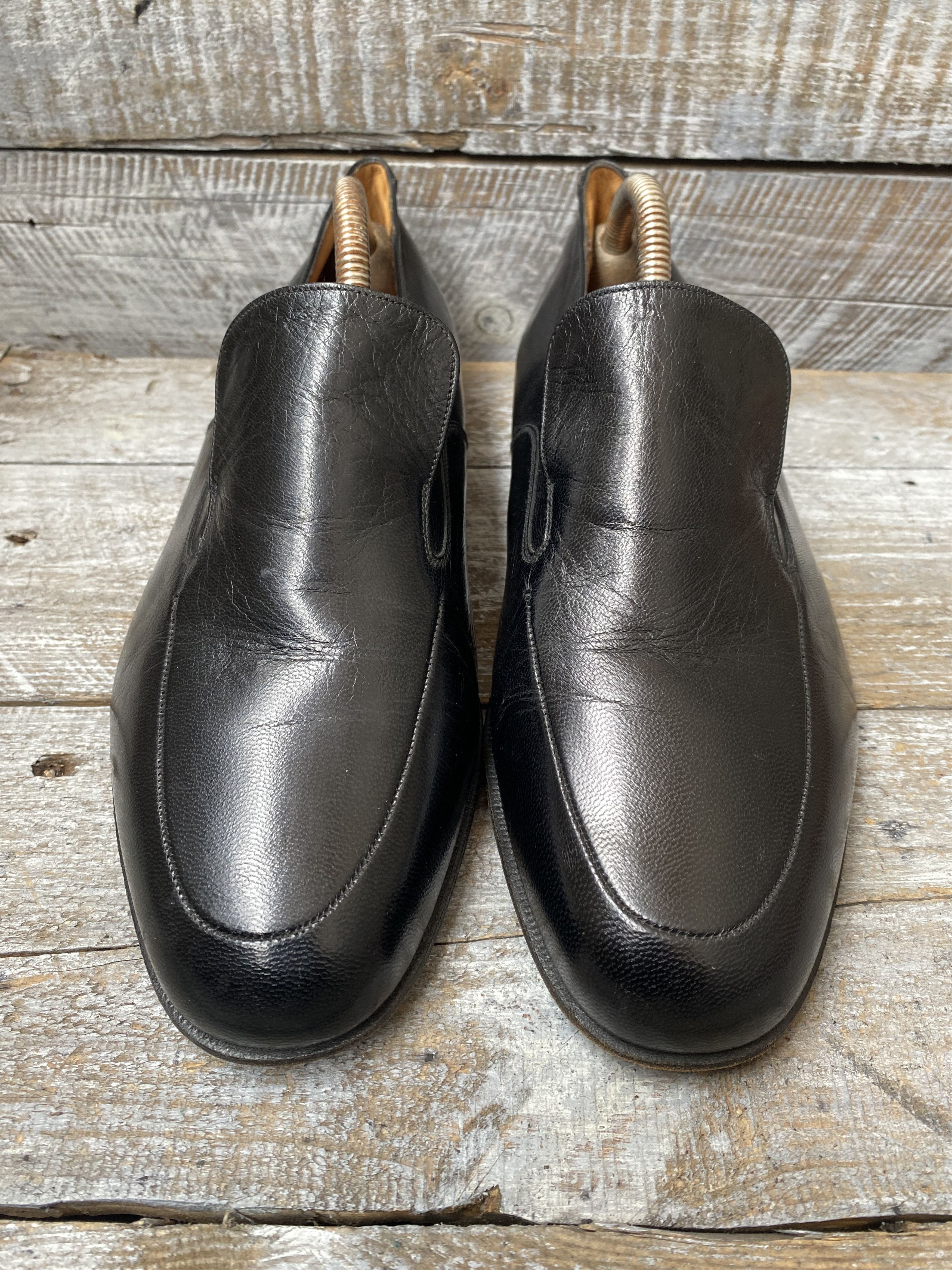 J.M. Weston J.M.Weston black leather slip on loafers sz Size US 6.5 / EU 39-40 - 1 Thumbnail