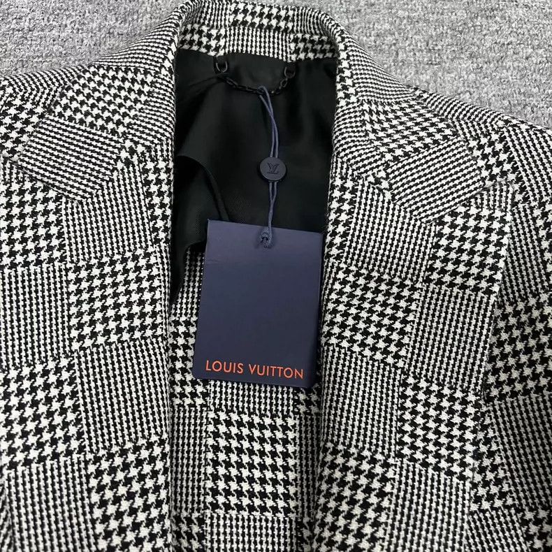 Louis Vuitton Louis Vuitton Fei Dong Houndstooth Suit Jacket 2505-Nextarr Size US S / EU 44-46 / 1 - 5 Thumbnail