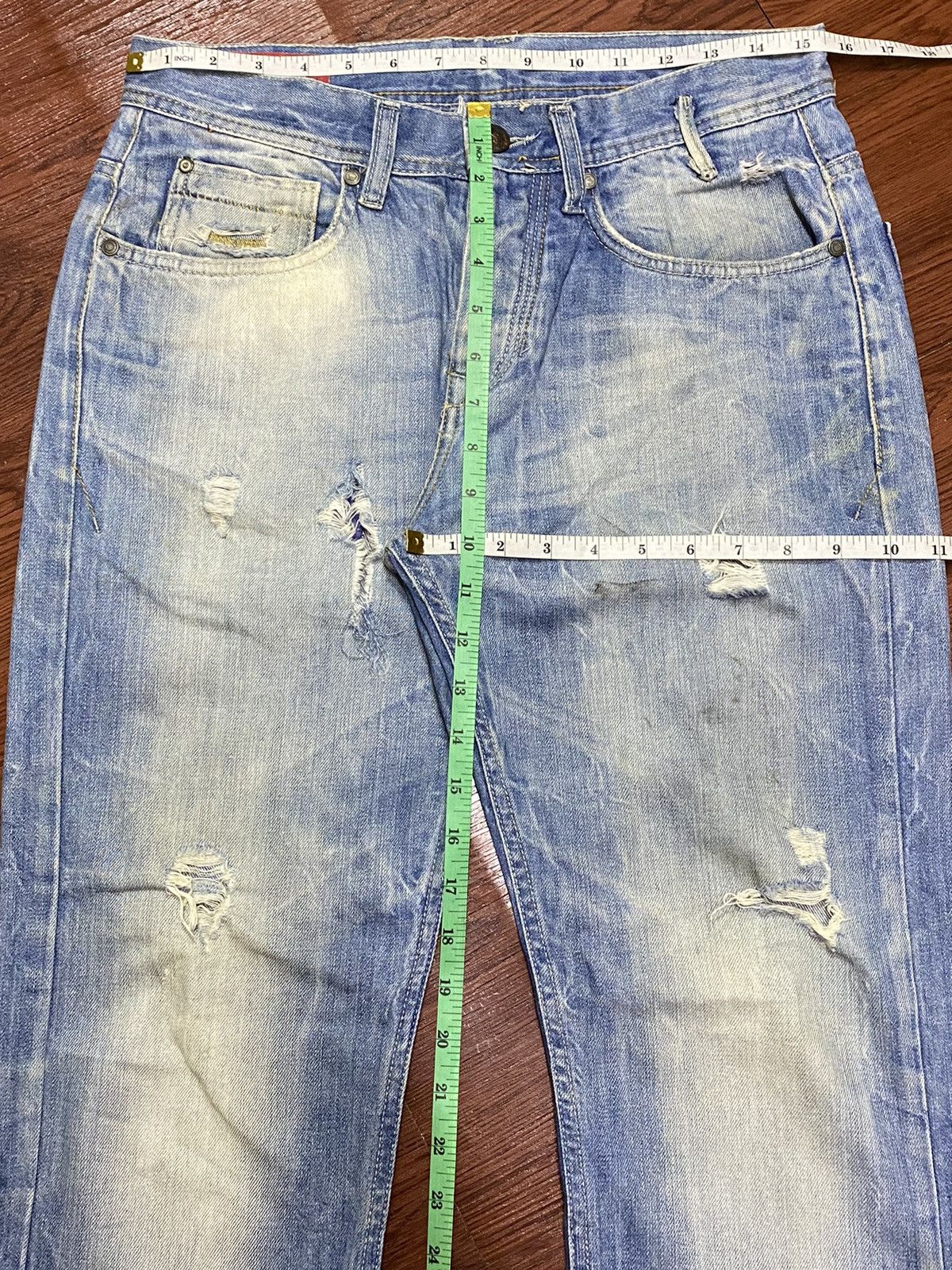Rhude × Zara Vintage Zara Jeans 1975 Faded Distressed Size US 31 - 13 Thumbnail