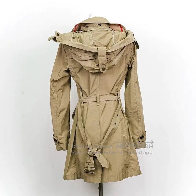 Burberry Burberry M Long Beige Cotton Trench Coat. Size M / US 6-8 / IT 42-44 - 3 Thumbnail