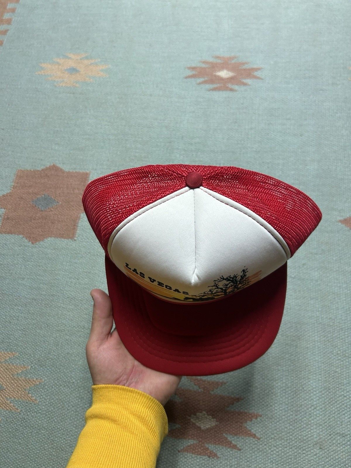 Vintage Vintage trucker hat Las Vegas horse cowboy animal sun nature Size ONE SIZE - 3 Thumbnail