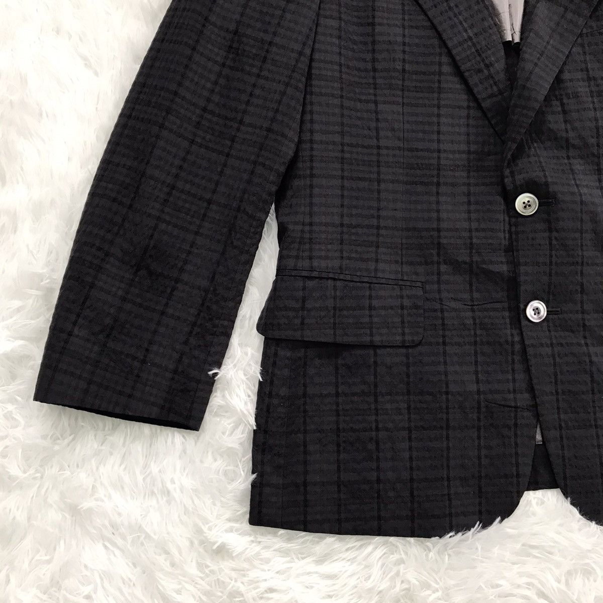 Burberry Burberrys wool & silk blazer jacket made in Japan Size US S / EU 44-46 / 1 - 3 Thumbnail