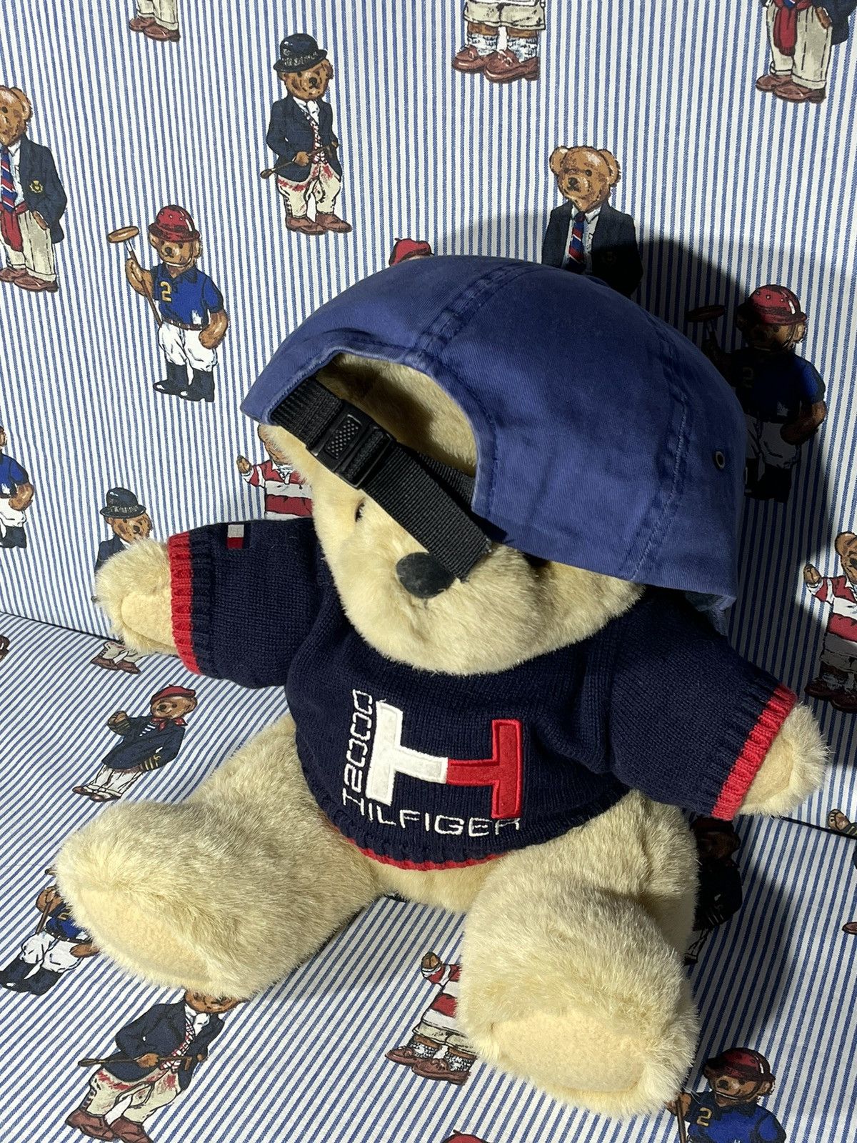 Tommy Hilfiger × Vintage Cap Tommy Hilfiger Big Flag OG Vintage 90’s Size ONE SIZE - 6 Thumbnail