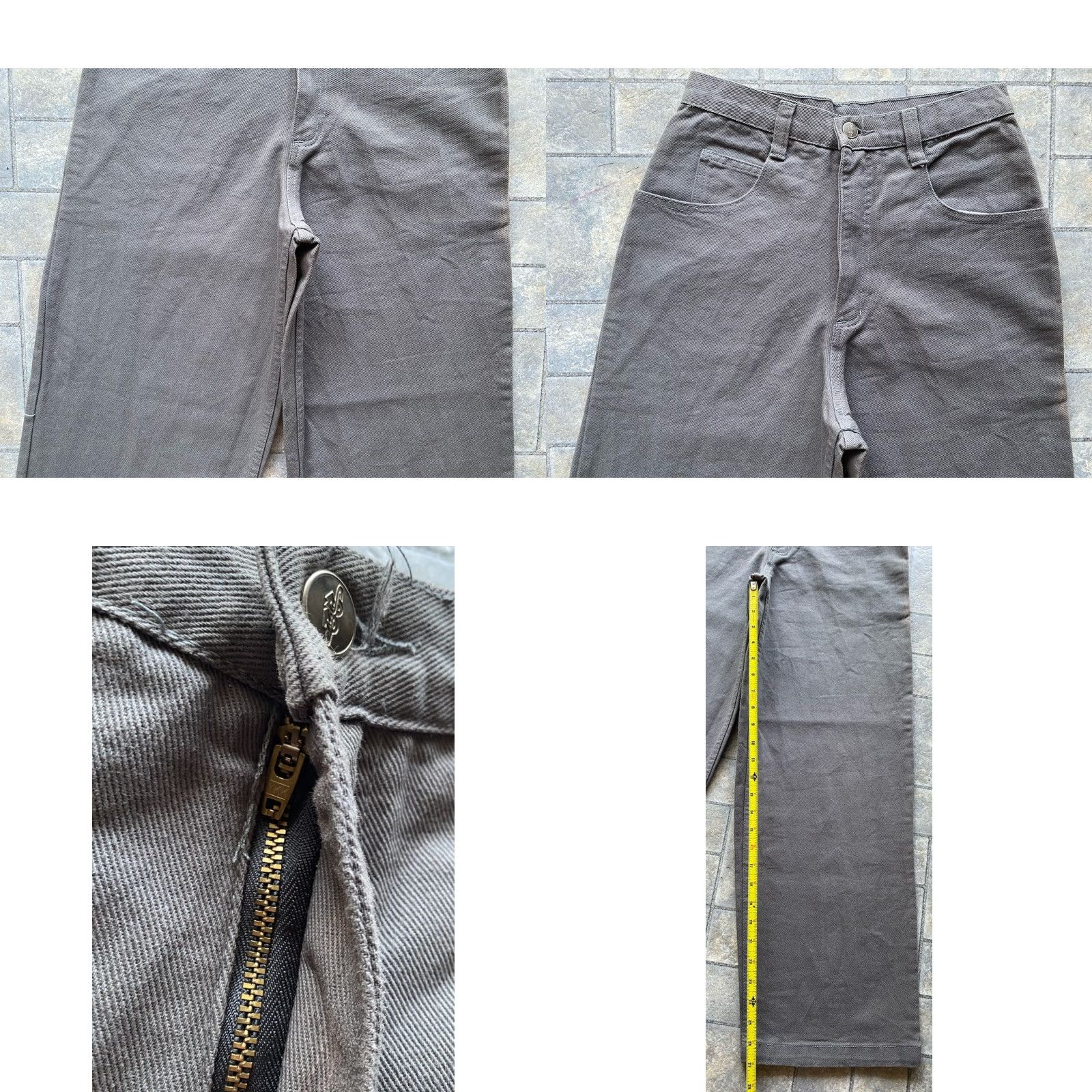Logo 7 VINTAGE Garment Stage Jeans Men Gray 28 90s Y2K Logo In USA Pants Size US 28 / EU 44 - 8 Thumbnail