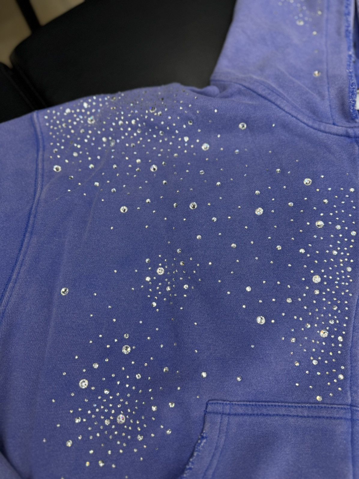 Vale Valley Hoodie Stone Zip Up Blue Crystals Size Small (NEW) Size US S / EU 44-46 / 1 - 5 Thumbnail