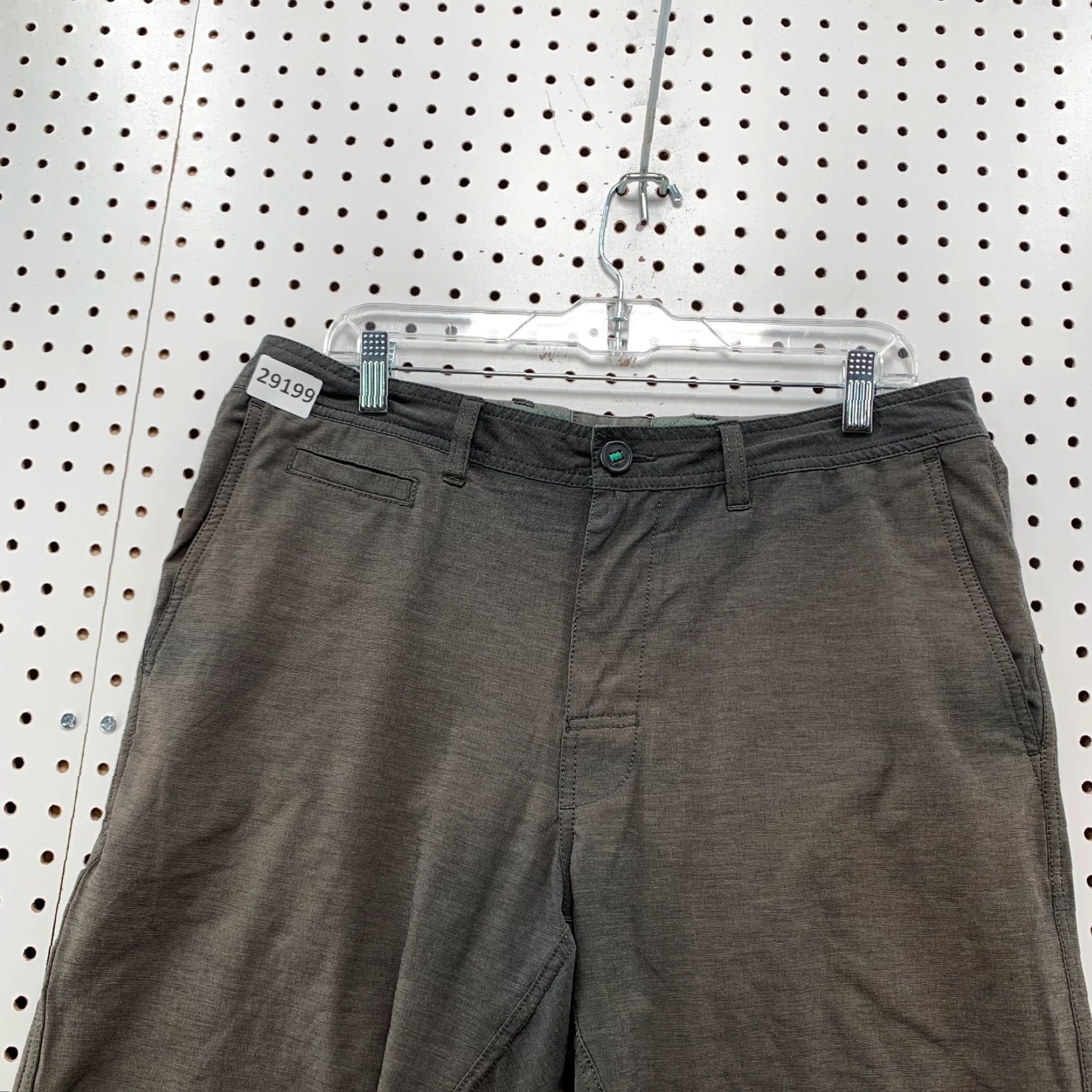 Vintage VINTAGE Linksoul Chino Pants Mens Size 34x10 Casual Distressed Flat Front Gray 90s Size US 34 / EU 50 - 5 Thumbnail