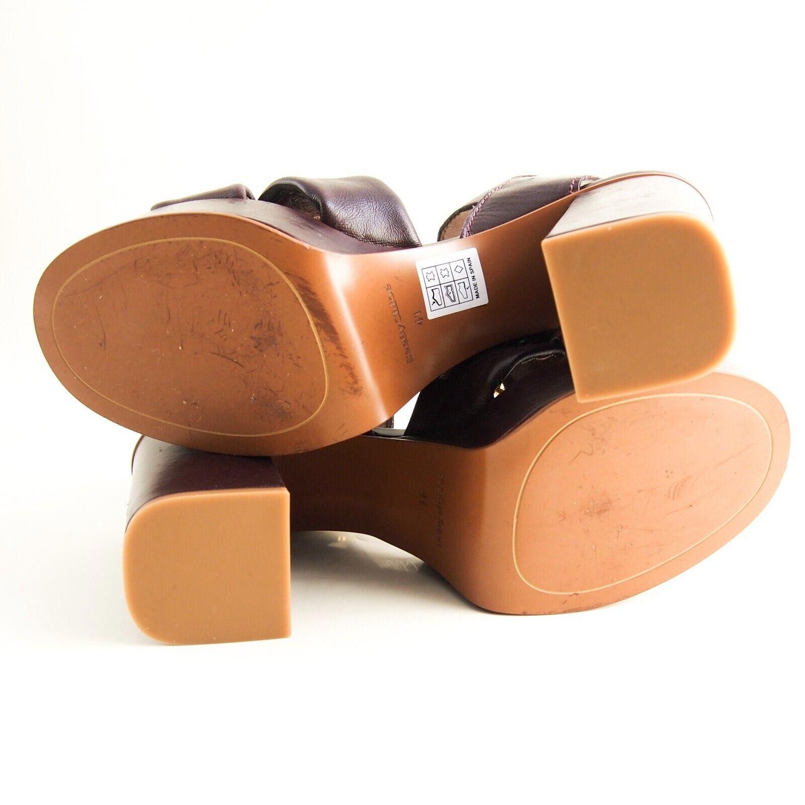 See by Chloe See by Chloe Lyna Sandals Heels Burgundy Leather EU 41 US 11 Size US 11 / IT 41 - 8 Thumbnail