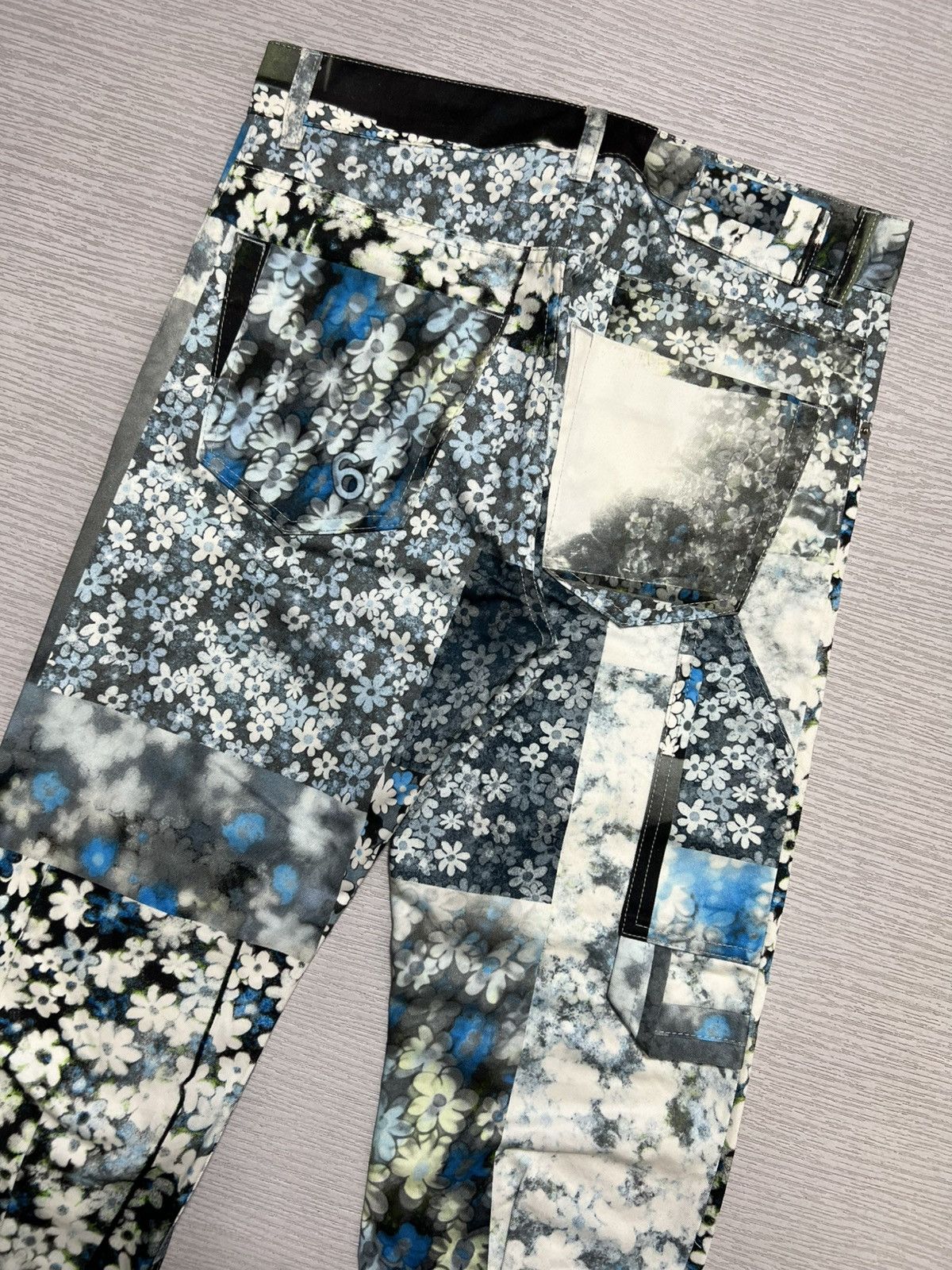 MM6 Maison Margiela MM6 - S/S 16’ - Flower Patchwork Pants Size US 28 / EU 44 - 7 Thumbnail